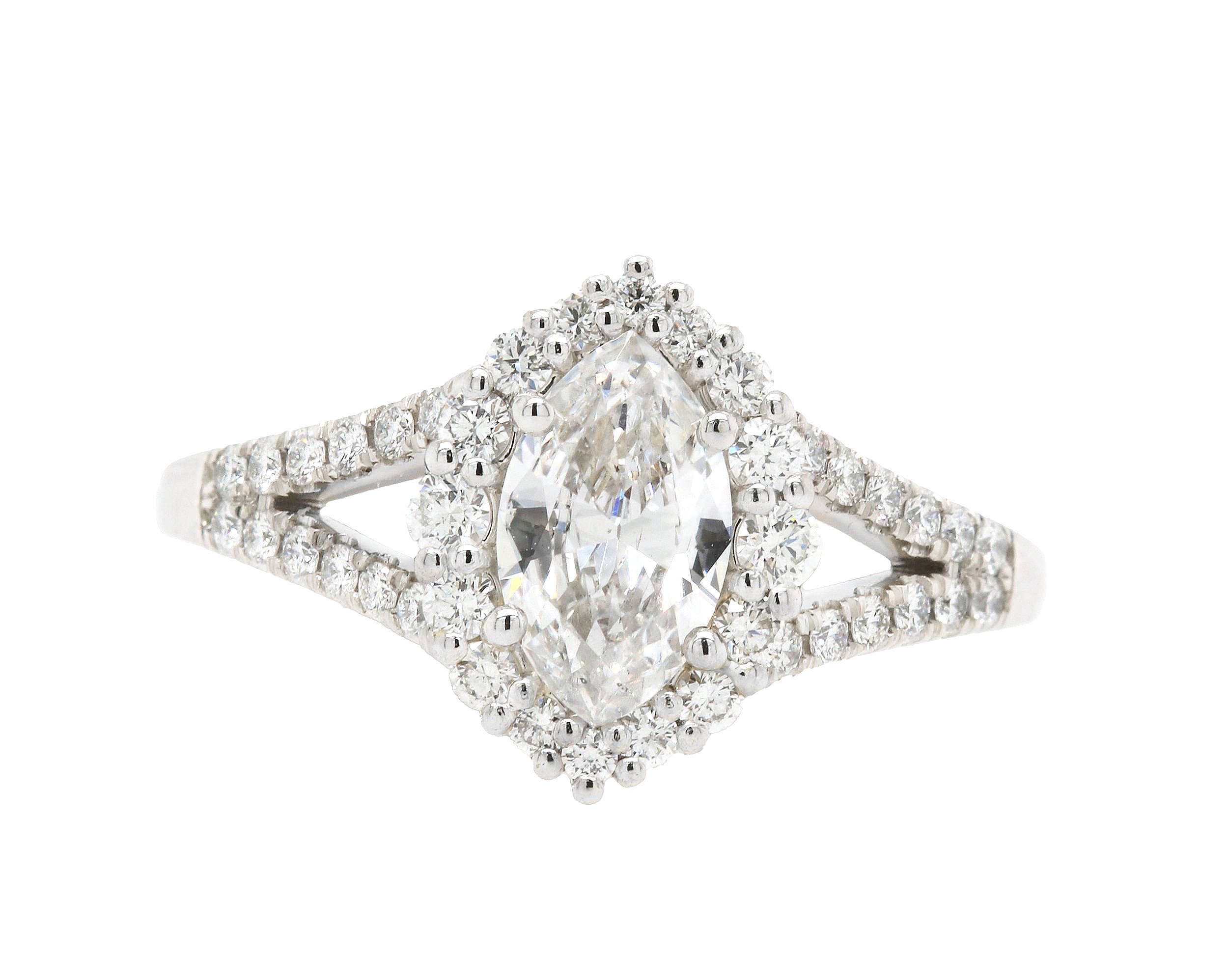 Bianca Marquise: Marquise Diamond Ring in Rose Gold | Ken & Dana Design