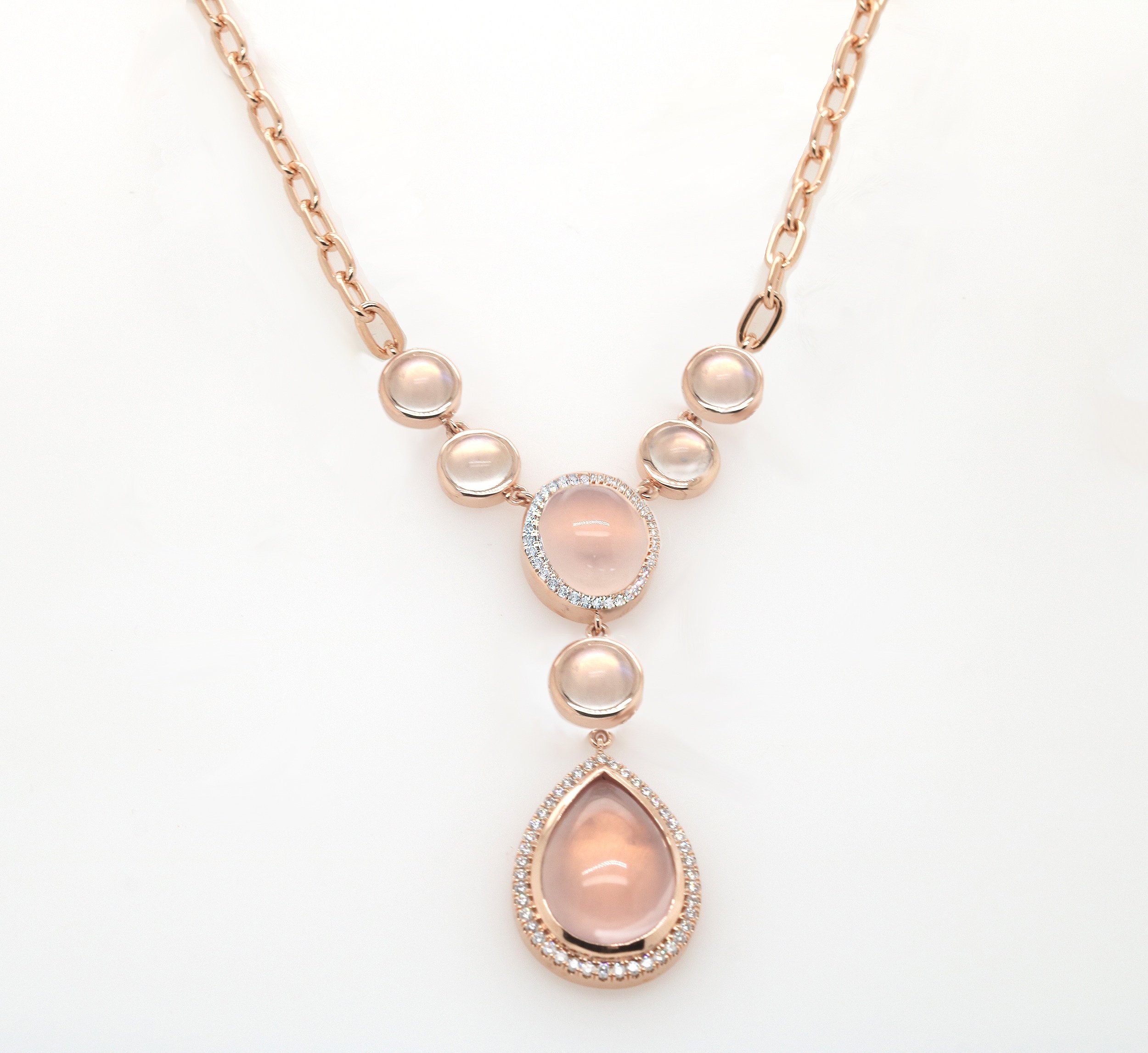 Calm Yourself with Rose Quartz Necklace | Positively Me - Positively Me  Boutique