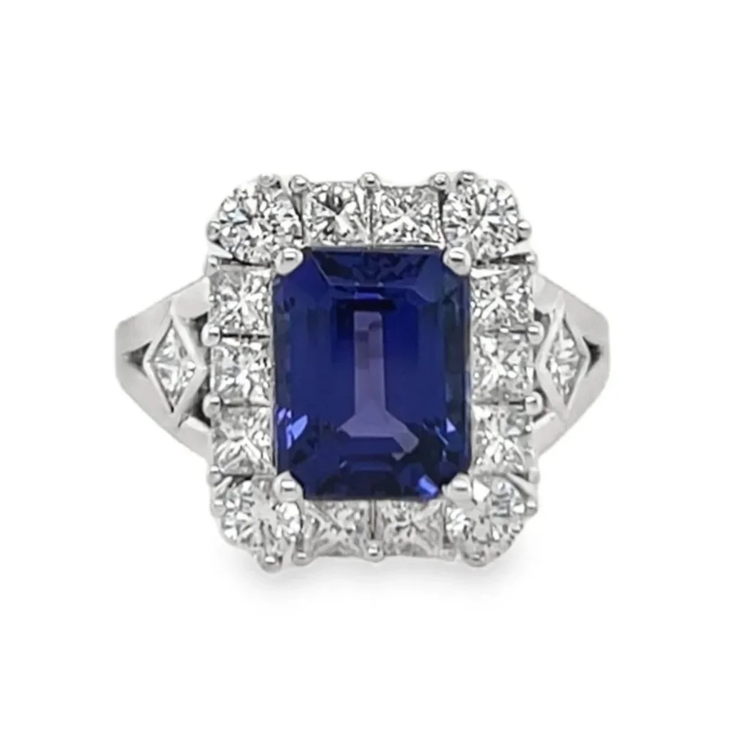 Tanzanite and Diamond Ring