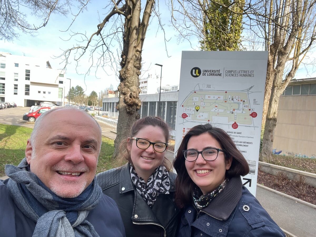 Our inspiring team leader visits @univlorraine and @uahes to deliver subtitling workshops to @saamproject volunteers! 

@uniofeastanglia @languages_uea

#uea #nonprofit #volunteering #audiovisualtranslation #subtitling #saamproject #spiderSAAM