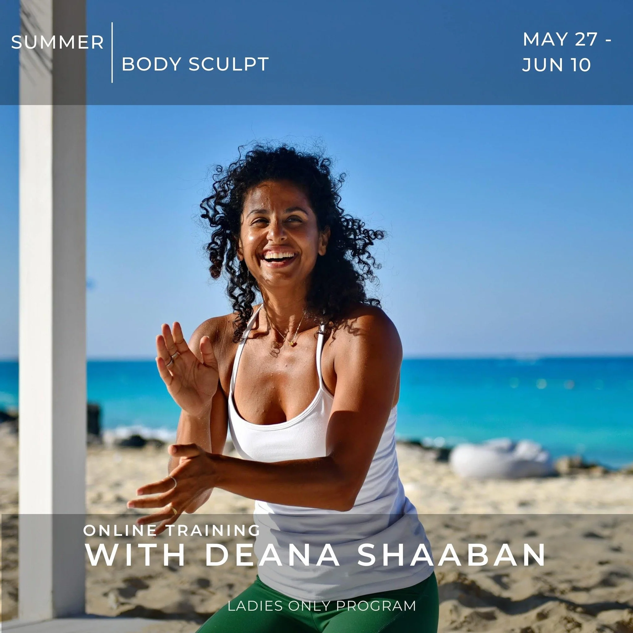 SUMMER SLAY! Let&rsquo;s go! This is the last program of the season and it&rsquo;s going to be a spicy one. 2 weeks of serious sweating, moving and growing evolving and all that beautiful stuff I ALWAYS talk about! Let&rsquo;s go ladies! Make this ha