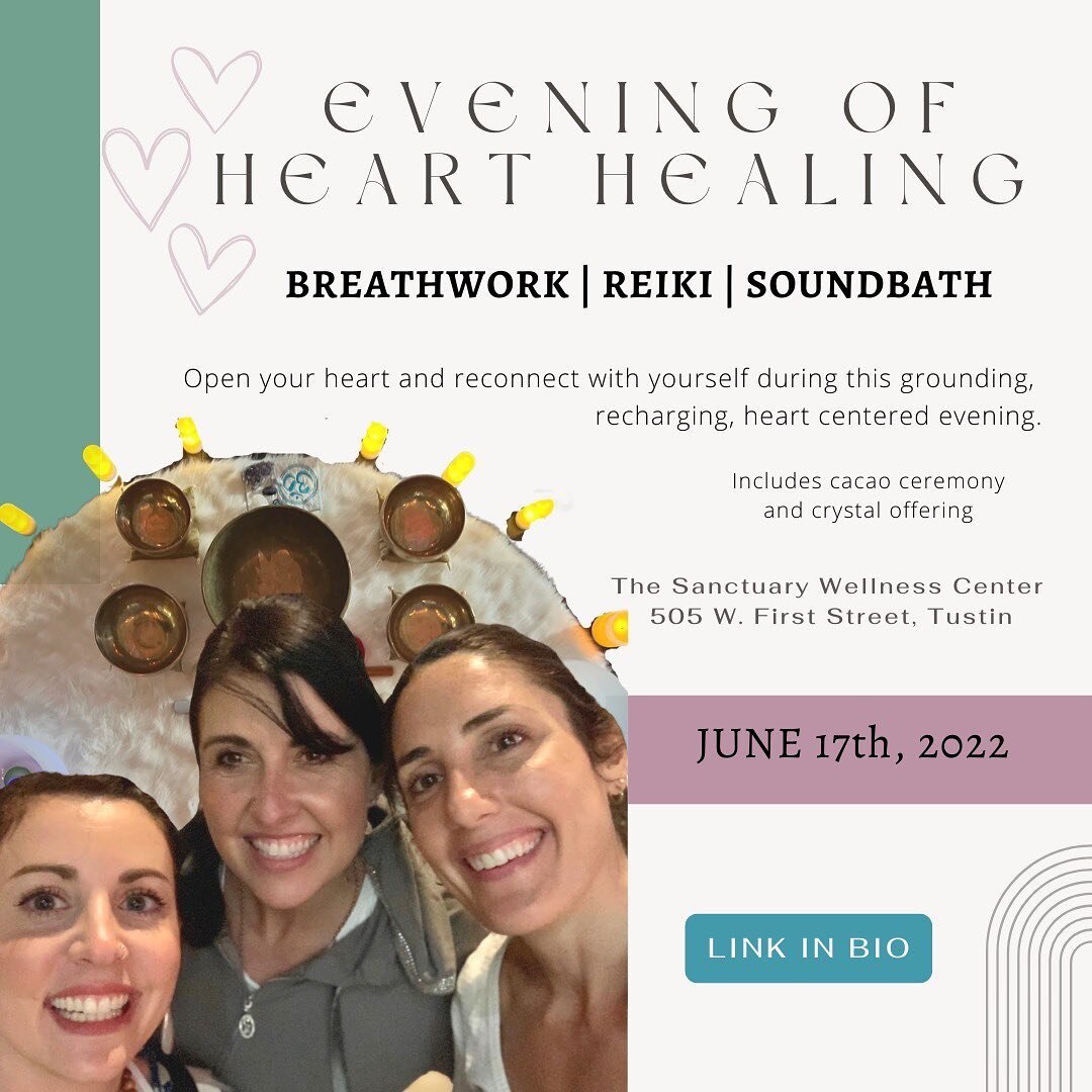 We&rsquo;re beyond grateful to be back with @altheabreathwork for another heart healing evening!

Experience the soothing, healing, restoring magic of reiki, breathwork, resonating sounds, heart opening cacao, divine meditation, and a likeminded comm