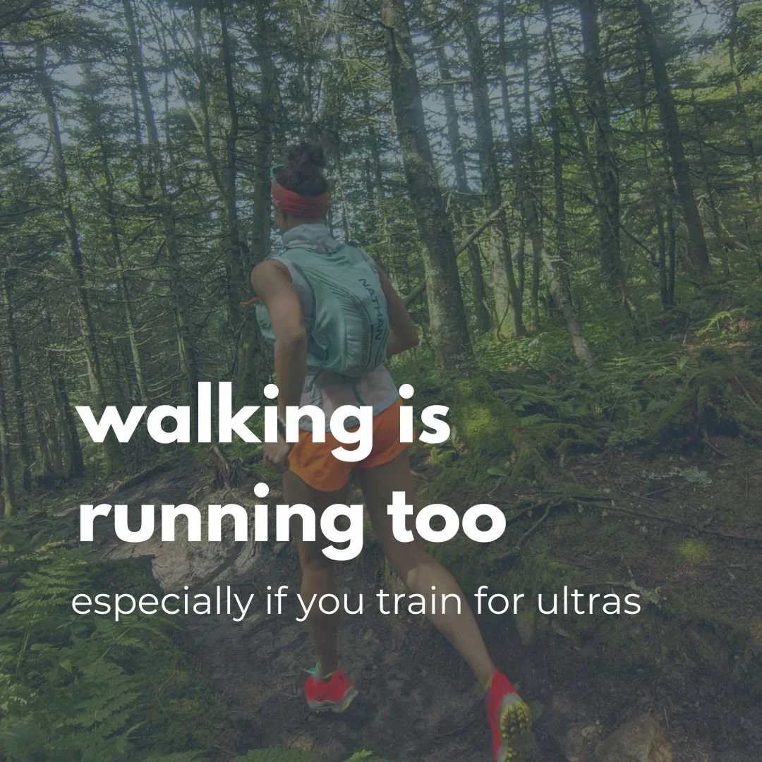 Walking is running, too.