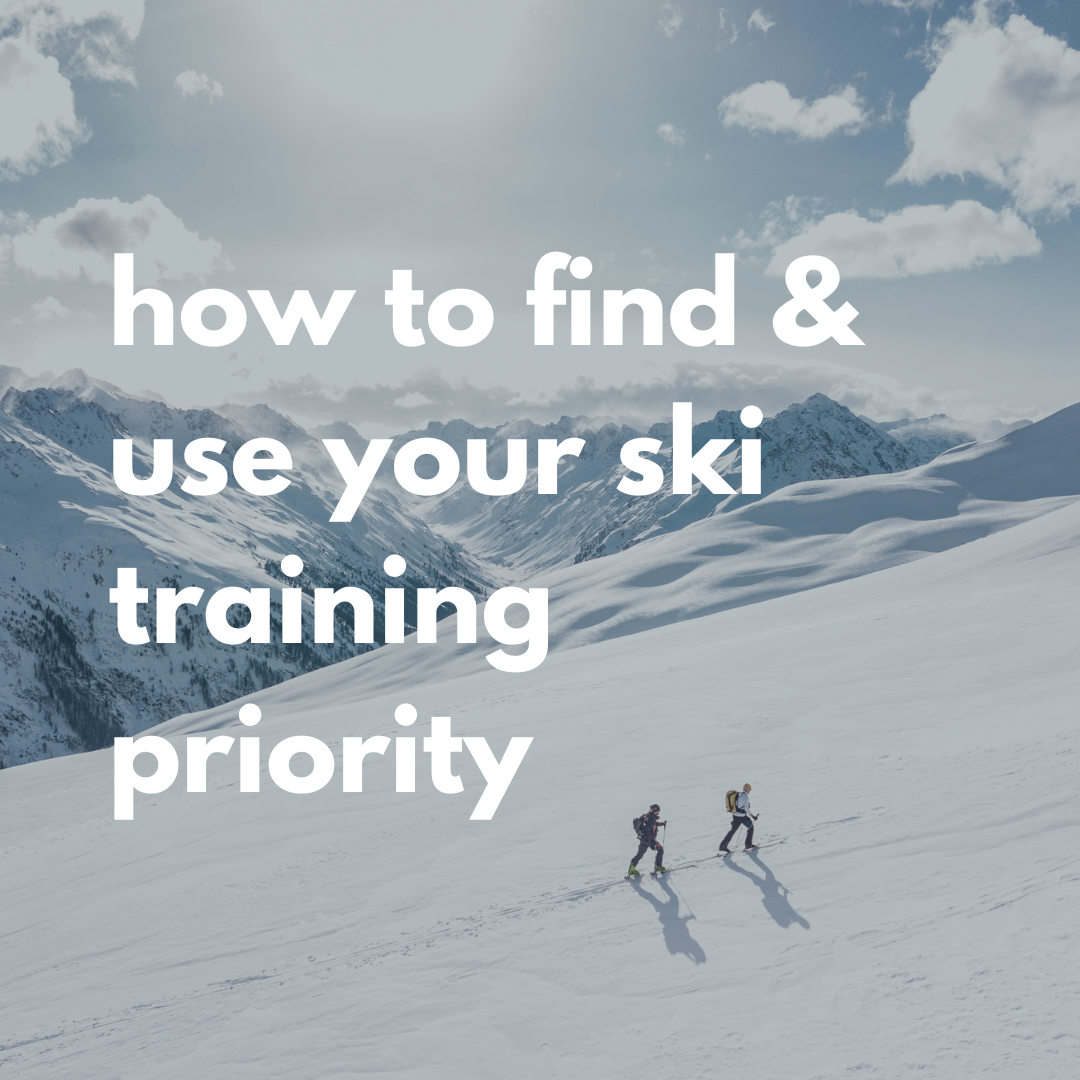 How to Find (and Use) Your #1 Training Priority for Ski Season
