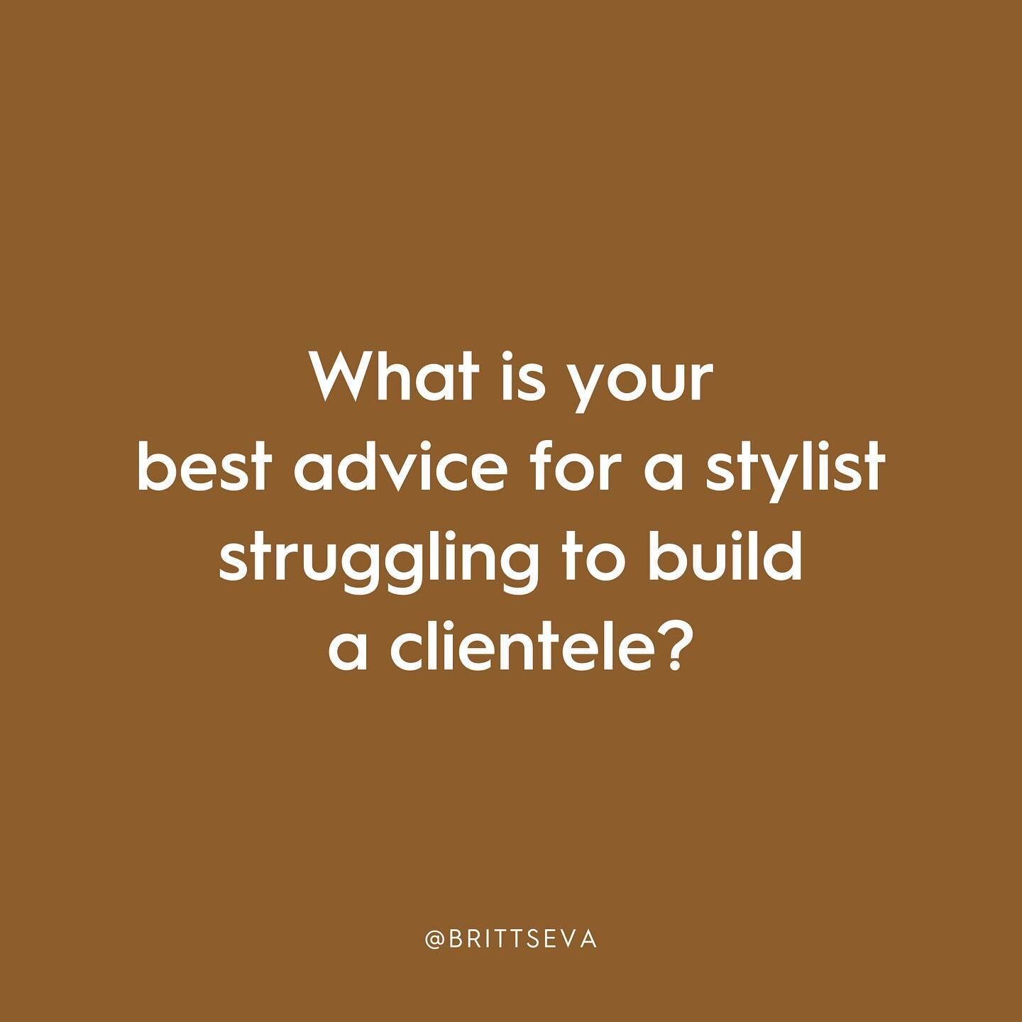 When I was a new stylist, the clientele-building advice I heard over and over sounded like nails on a chalkboard:⁠
⁠
👎🏻 &quot;Be patient...it's going to take time.&quot;⁠
👎🏻 &quot;Hand out three business cards a day.&rdquo;⁠
👎🏻 &quot;Market you