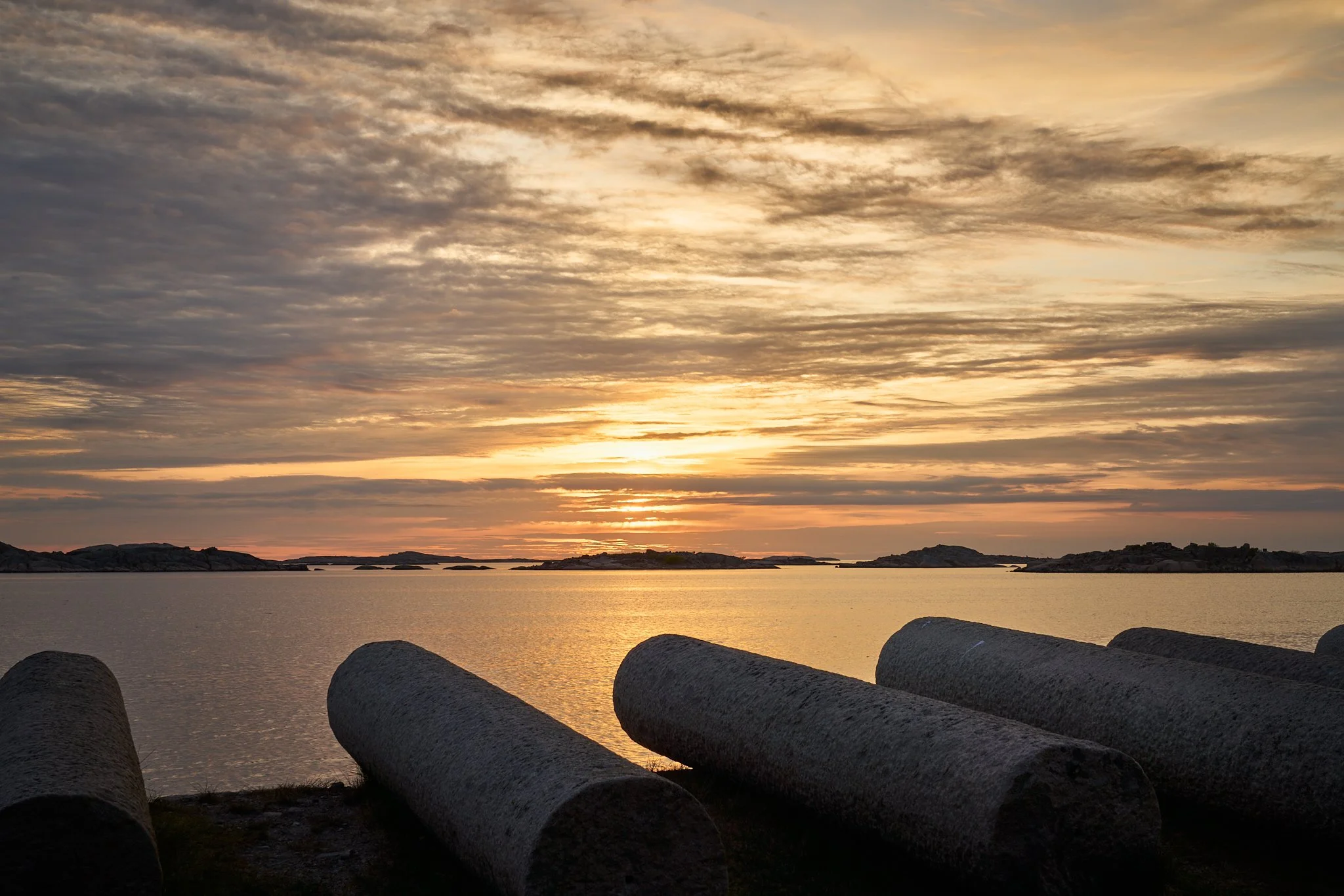 Solnedgång i Hunnebostrand