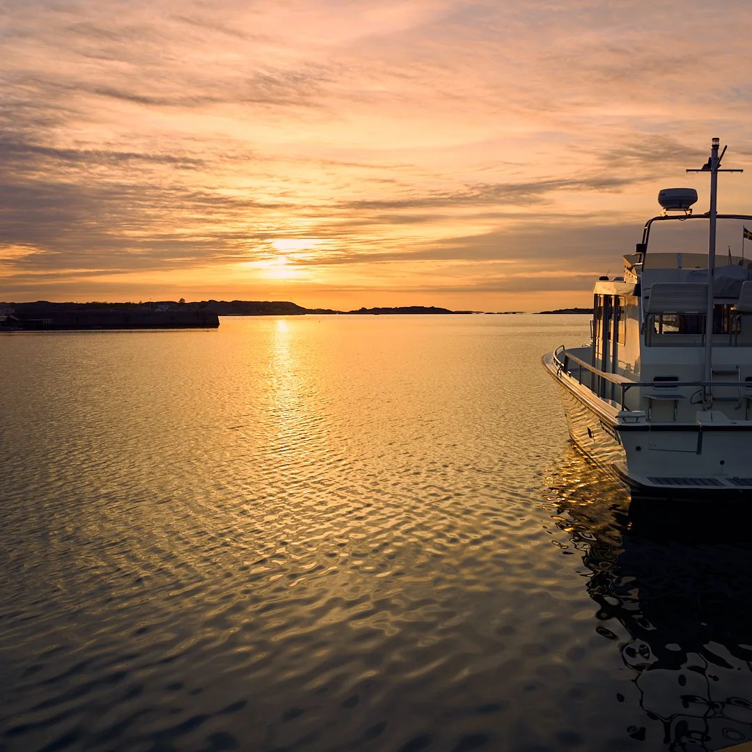 Solnedgång i Hunnebostrand