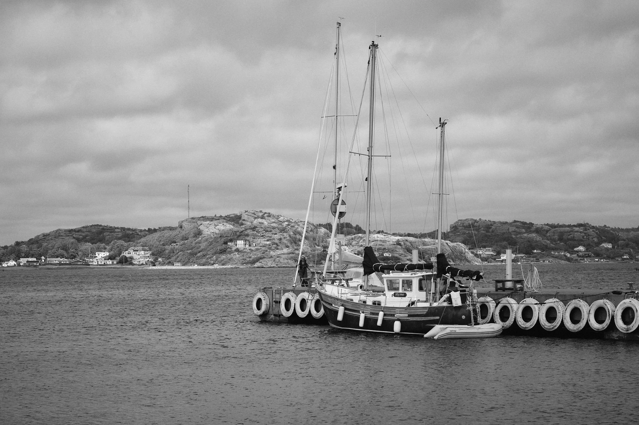 Segelbåt i Hunnebostrand