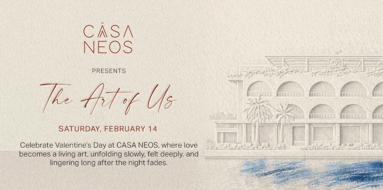 CASA NEOS Restaurant Miami Valentine's Day