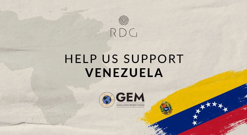 Image of campaign for RDG to support Venezuela