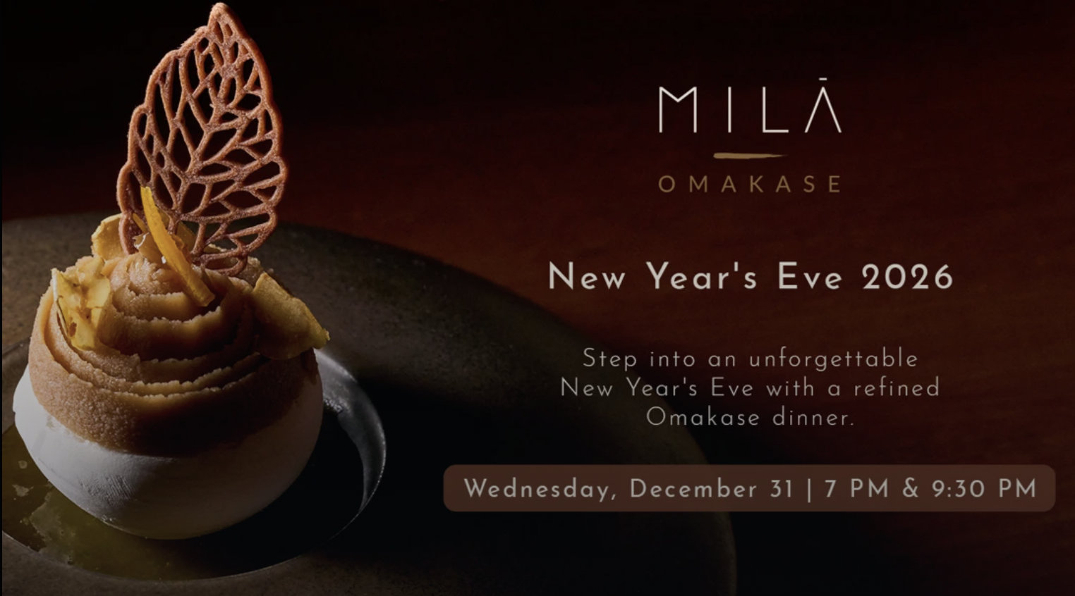 MILA Omakase Miami New Year Party