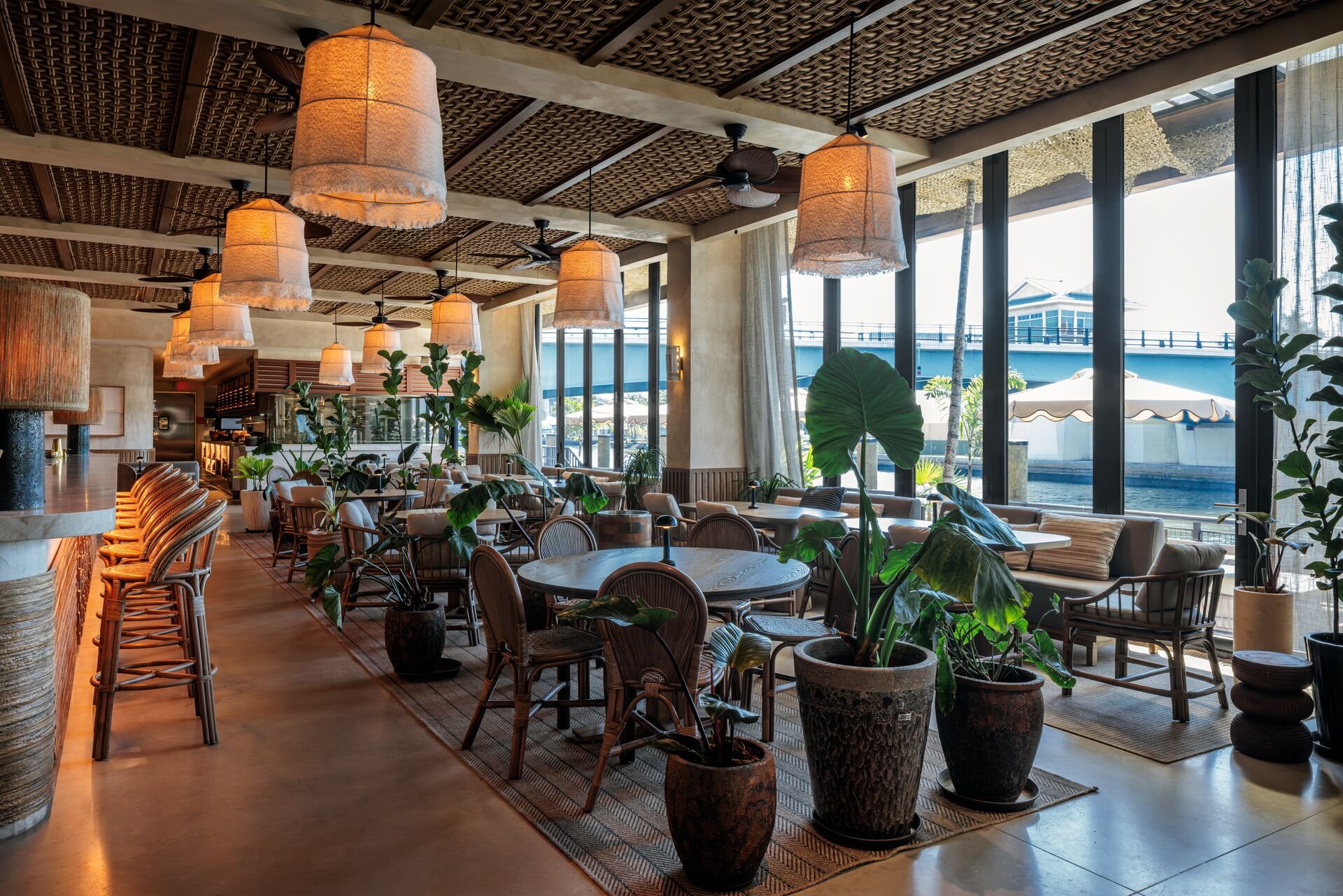 CASA NEOS first floor dining area.