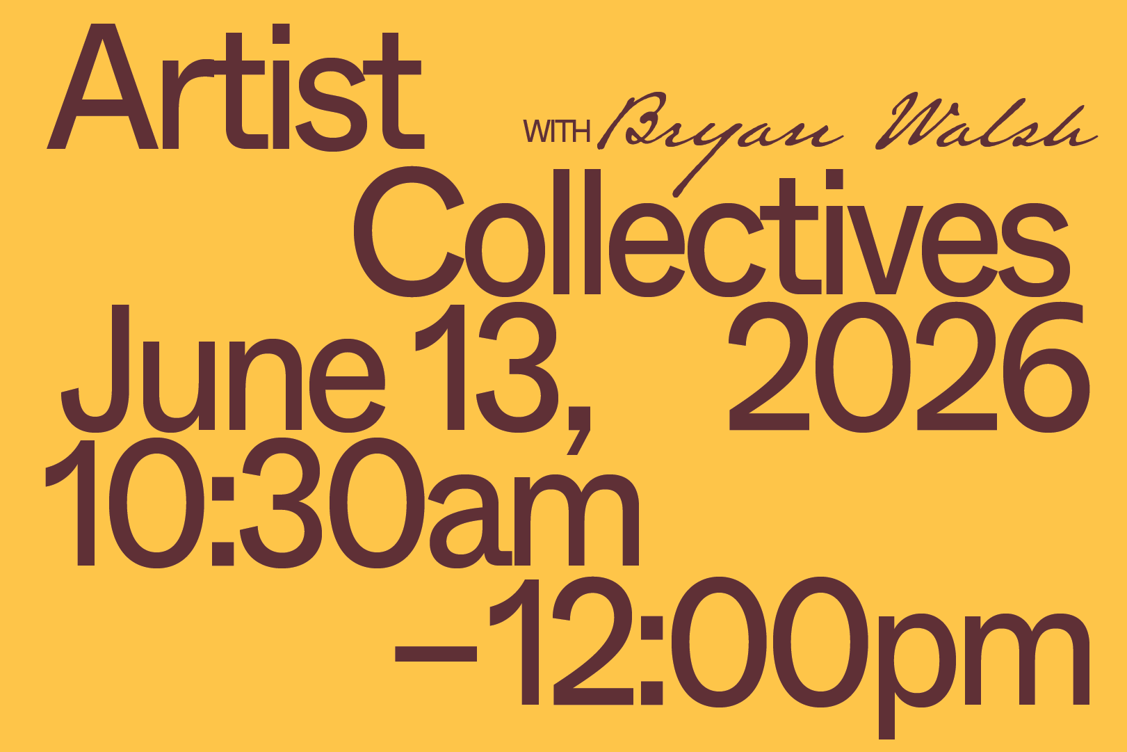 Emerge: Artist Collectives with Bryan Walsh