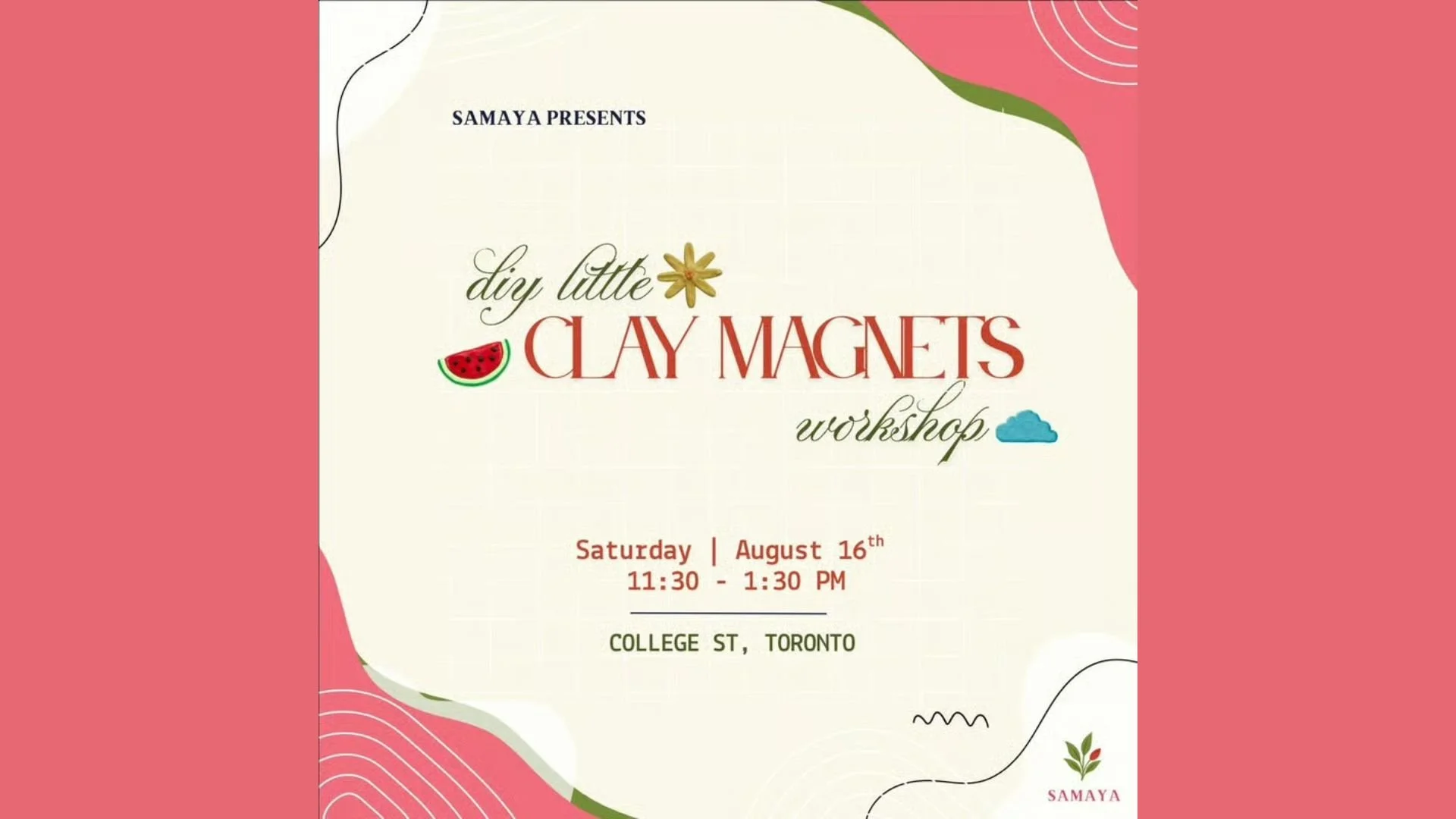 Clay Magnets Workshop