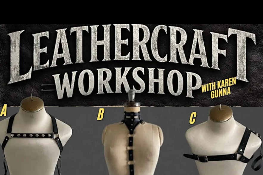 Leathercrafting Workshop. Custom fashion Harnesses.