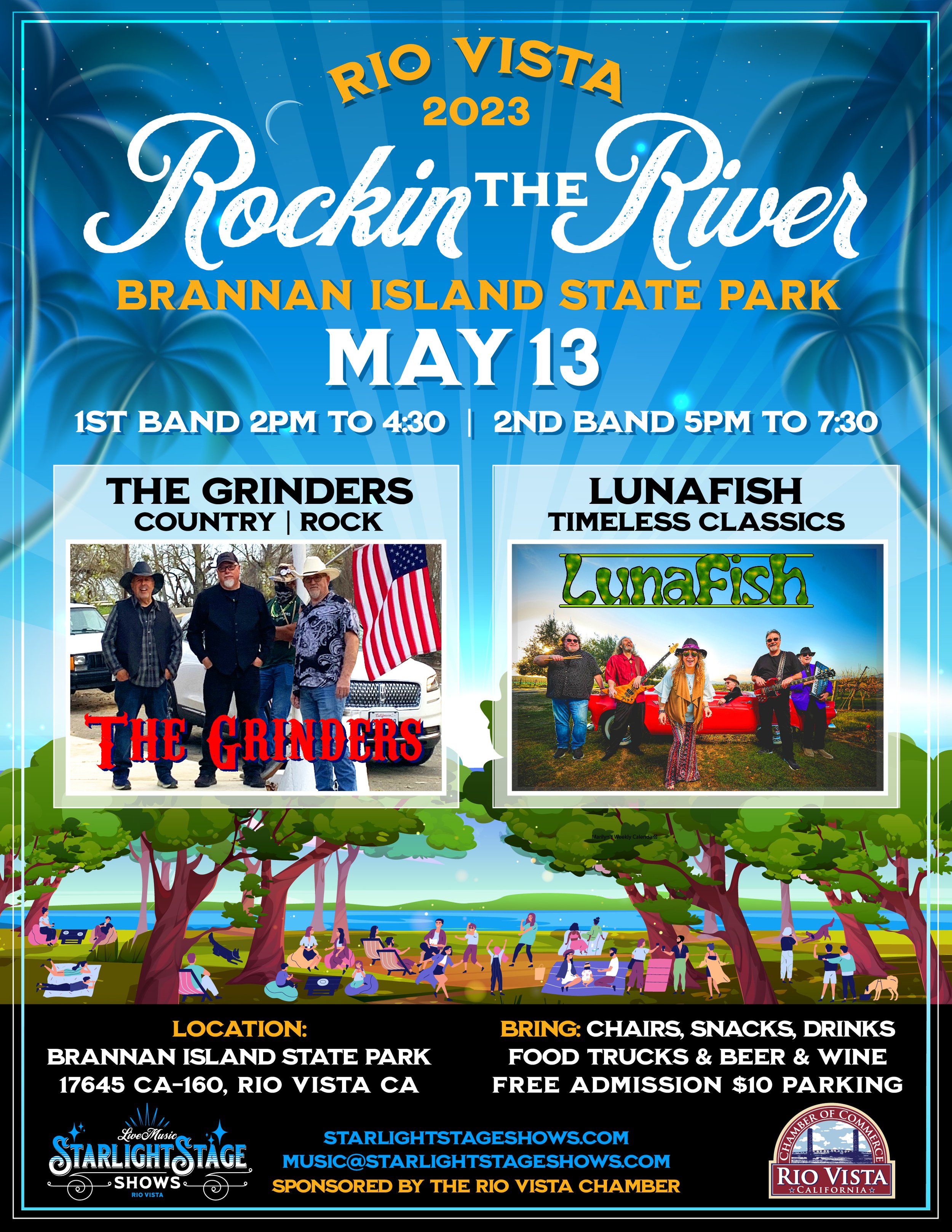 May 13 2023 Rockin’ the River Summer Concert Series at Brannan Island