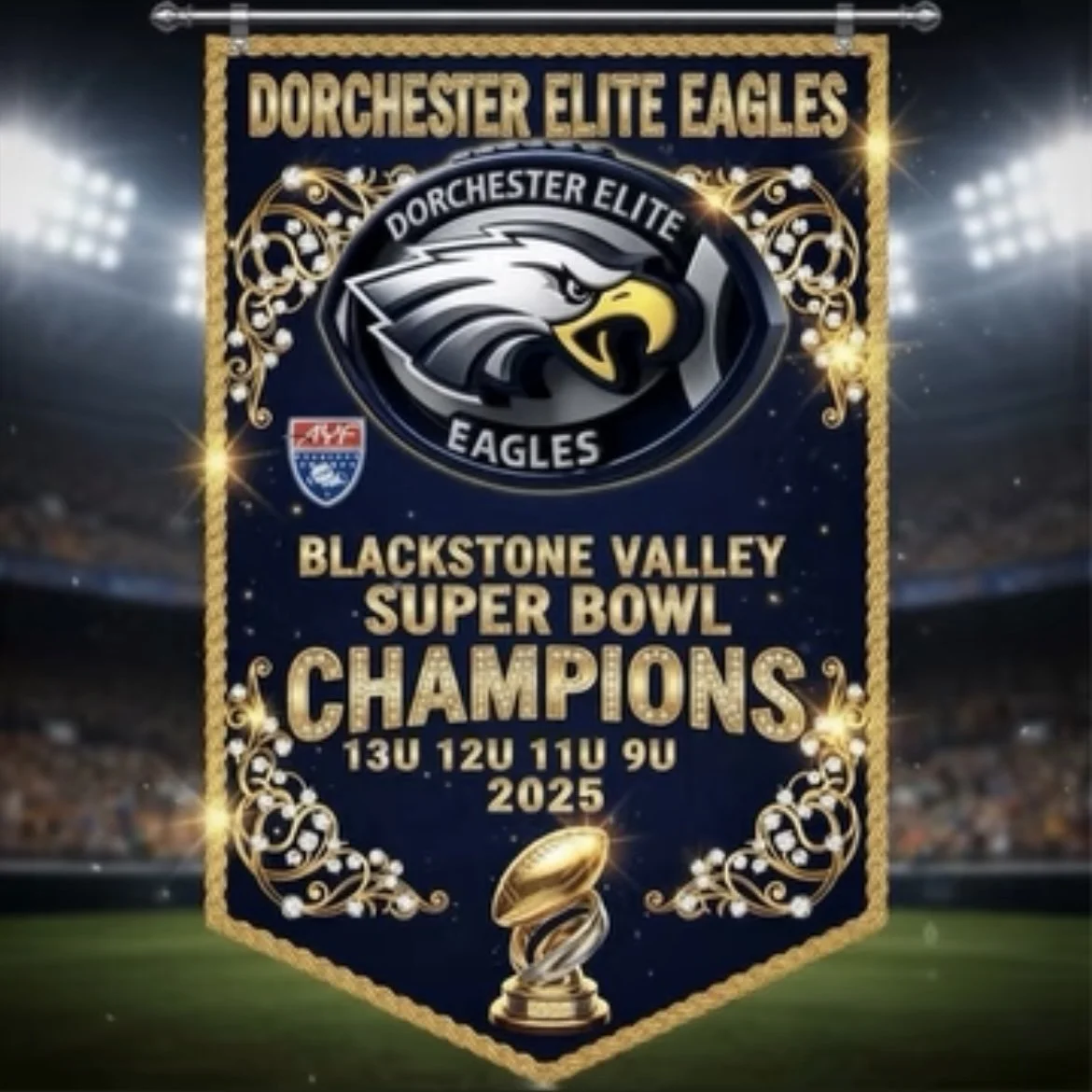 Blackstone Valley Super Bowl Champions 2025 (13U, 12U, 11U, 9U)