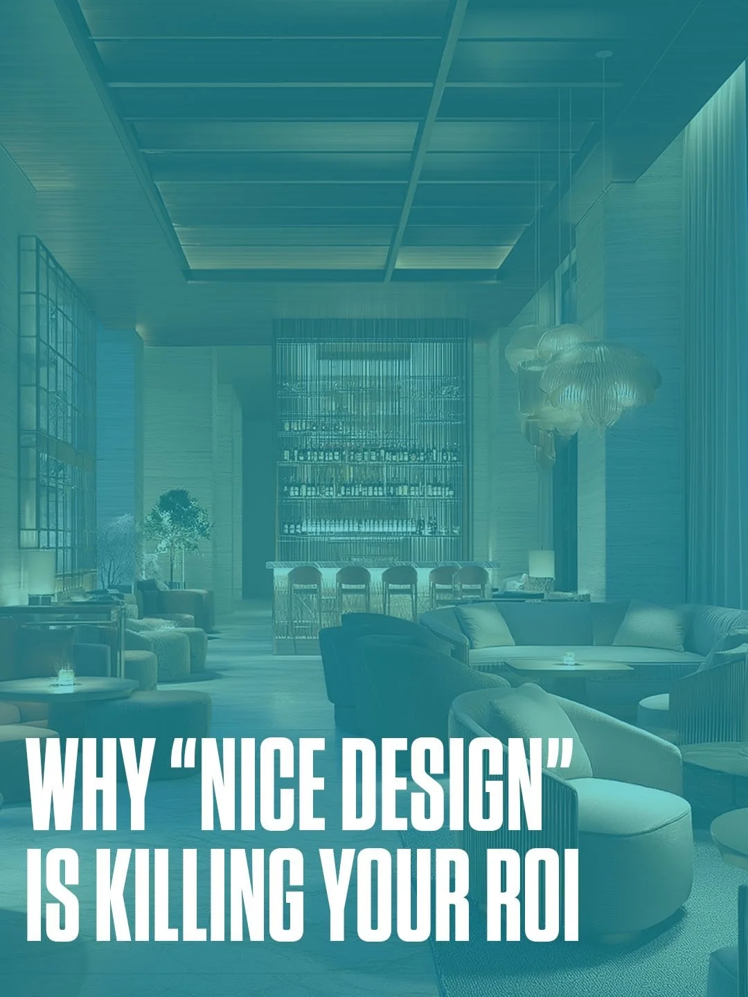 Design isn&rsquo;t aesthetic, it&rsquo;s strategy.

The difference between a space that looks good and one that performs is where ROI is created&hellip;or lost. 📈

Read the full breakdown in our blog! Link in bio👆