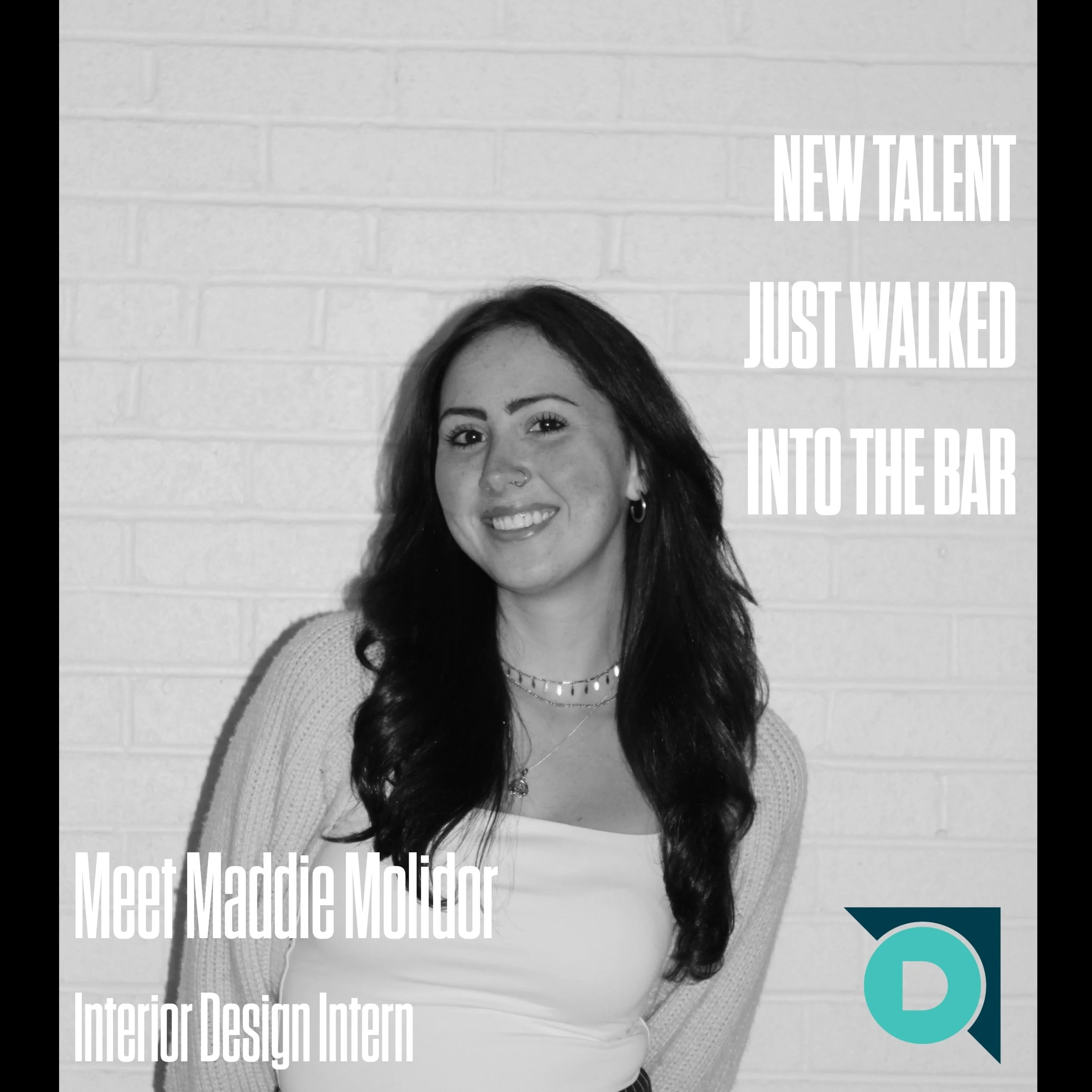 NEW TALENT JUST WALKED INTO THE BAR. 🍸✨

Everyone, meet Maddie Molidor, the newest addition to the DESIGNBAR crew!

Maddie is a senior Interior Design major at Winthrop University with her sights set on the world of hospitality design, and she&rsquo