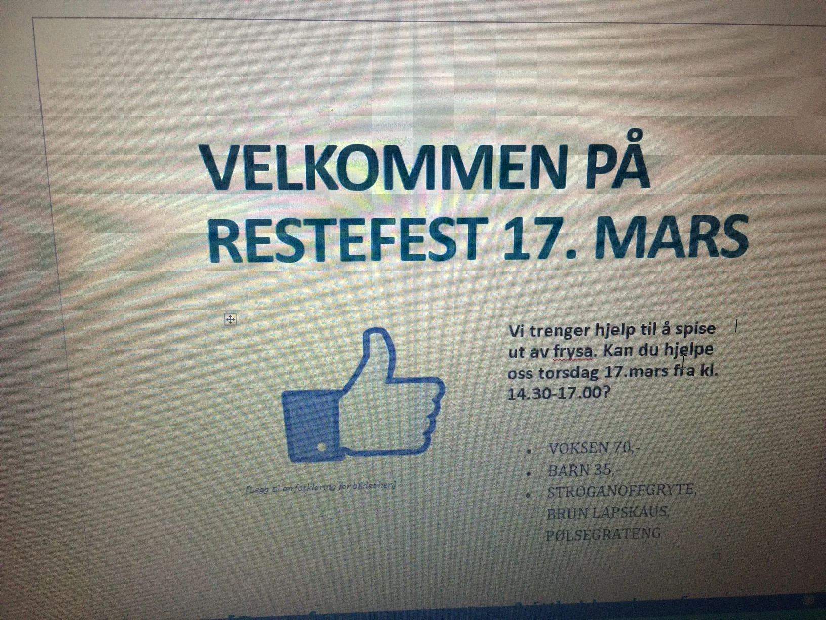 Restefest 17. mars