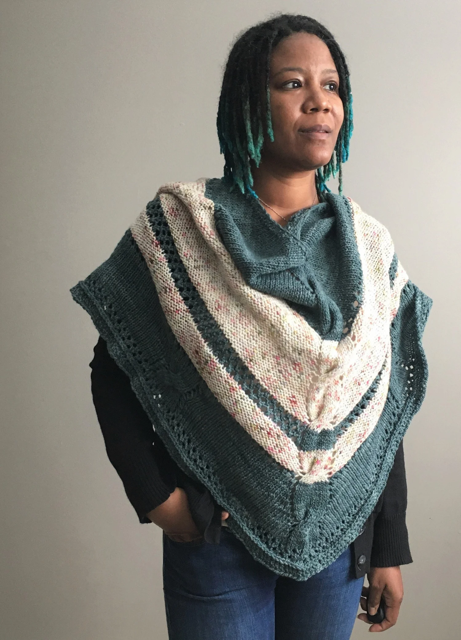 Husked Chopped Mowed' Knit Shawl — Disturbing the Fleece