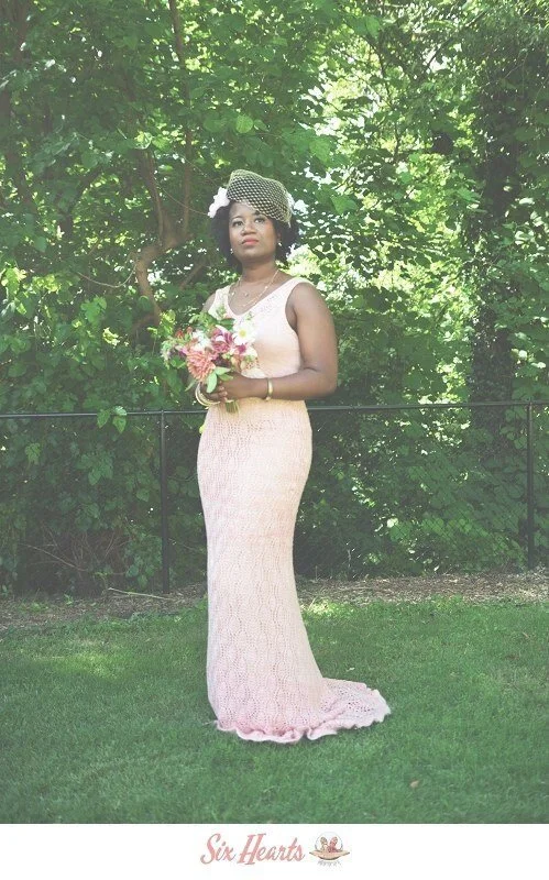Custom made Hand knit lace Fitted Wedding Gown Special Occasion Sizes 0-14   Disturbing the Fleece