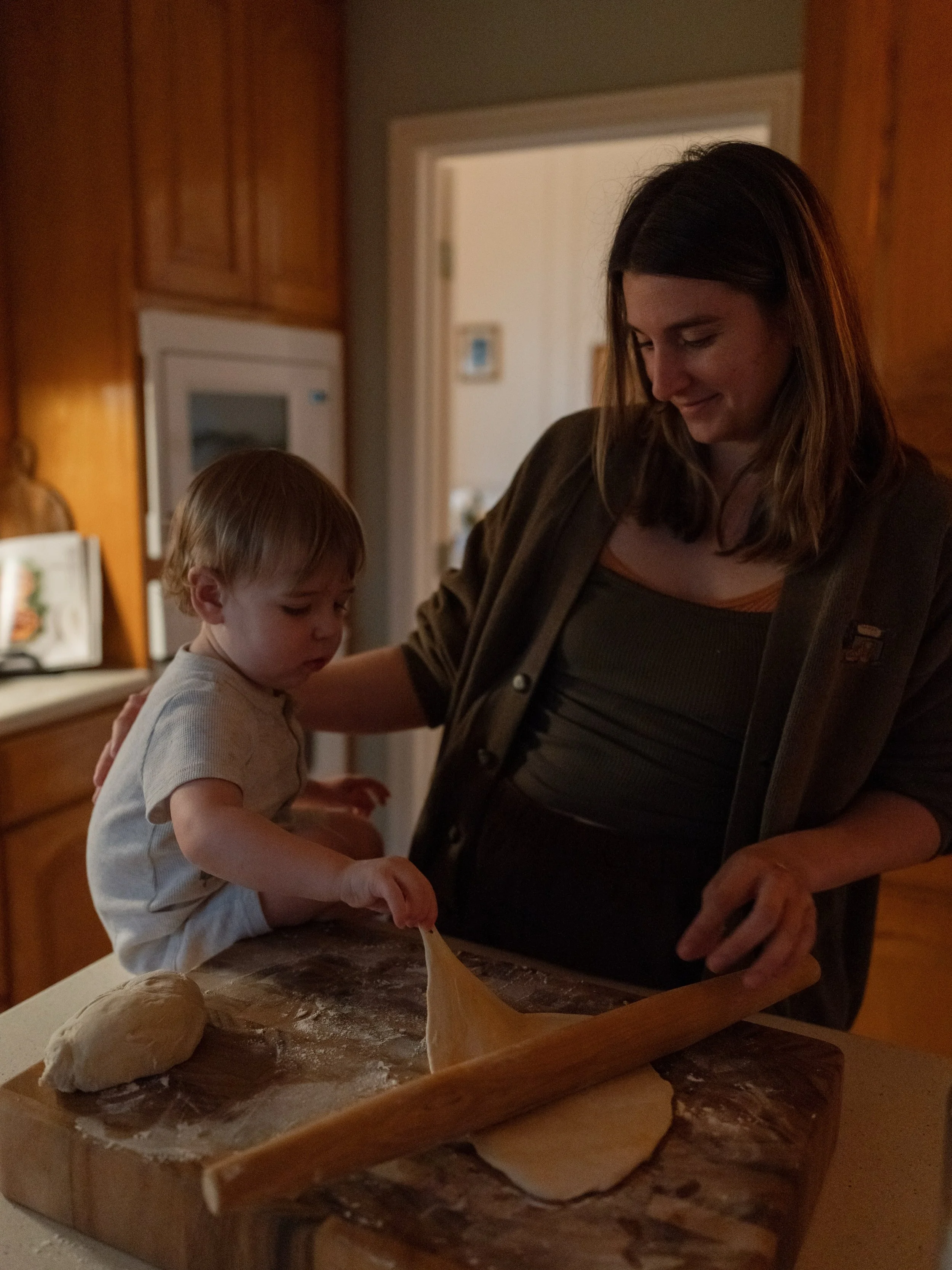 Forever grateful I get to be his mom❤️ today was the perfect day (slept in, finished reading my book, chocolate croissants for breakfast, hot yoga @ 102&deg;, shopping, family neighborhood walk, and homemade pizza). Wanted to document a snippet of th
