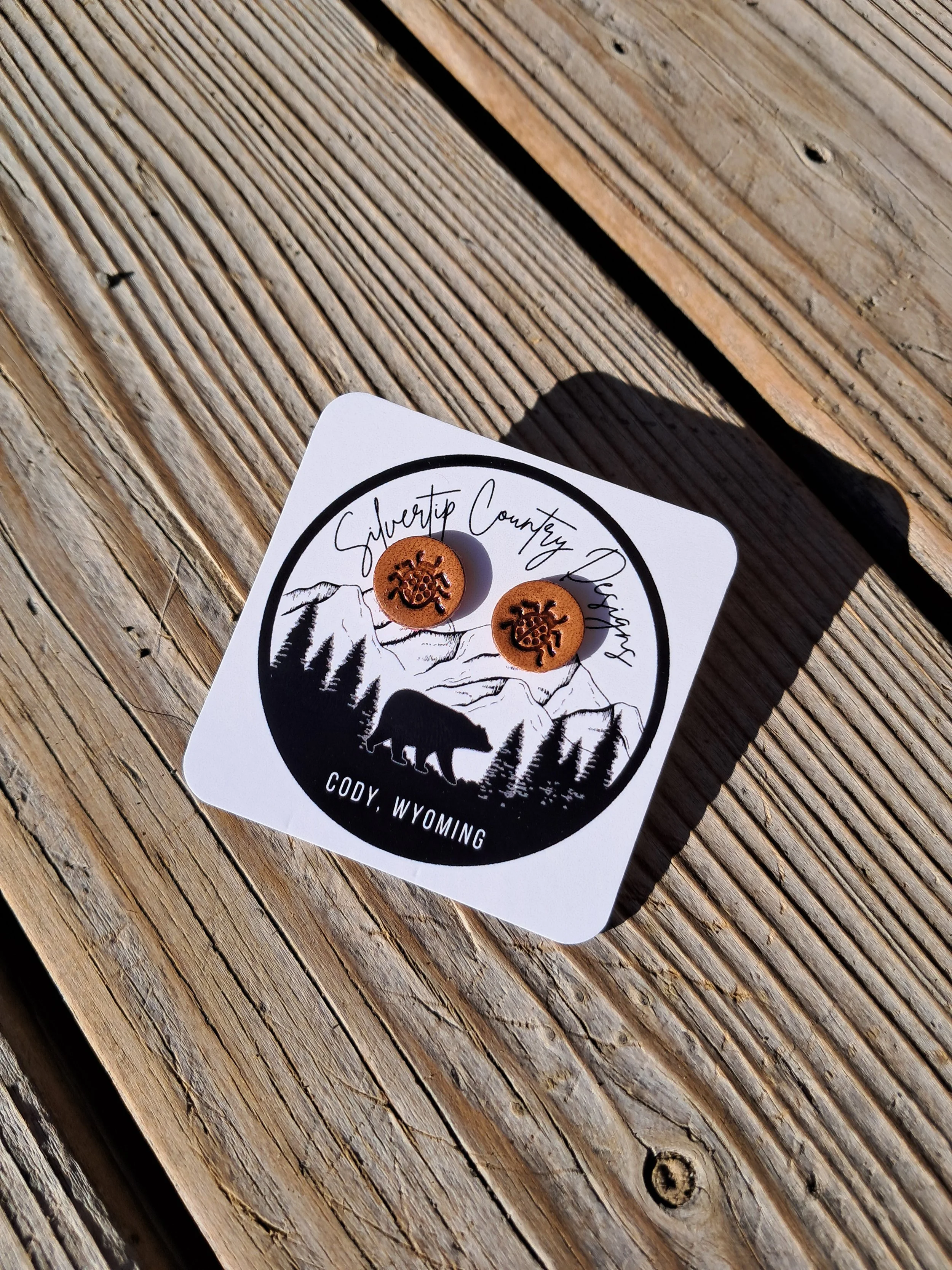 Lady Bug - Leather Studs