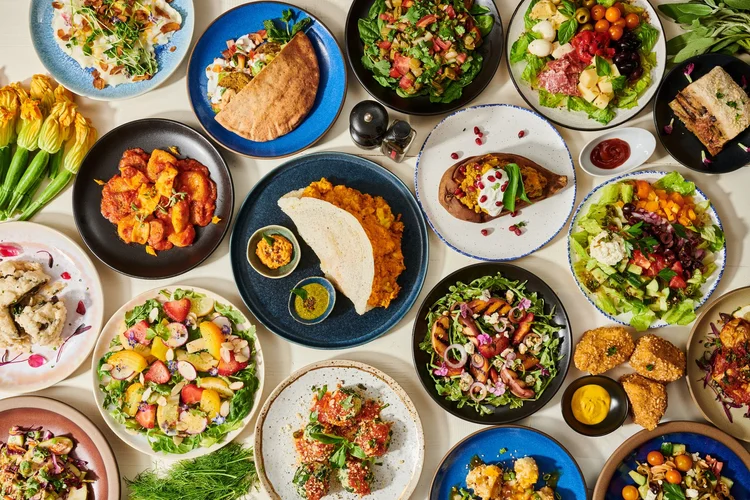 Catering buffet and grazing spread