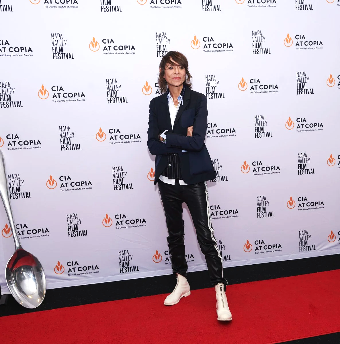 Chef on the red carpet at the CIA at Copia in Napa, hospitality event photography with celebrity photos