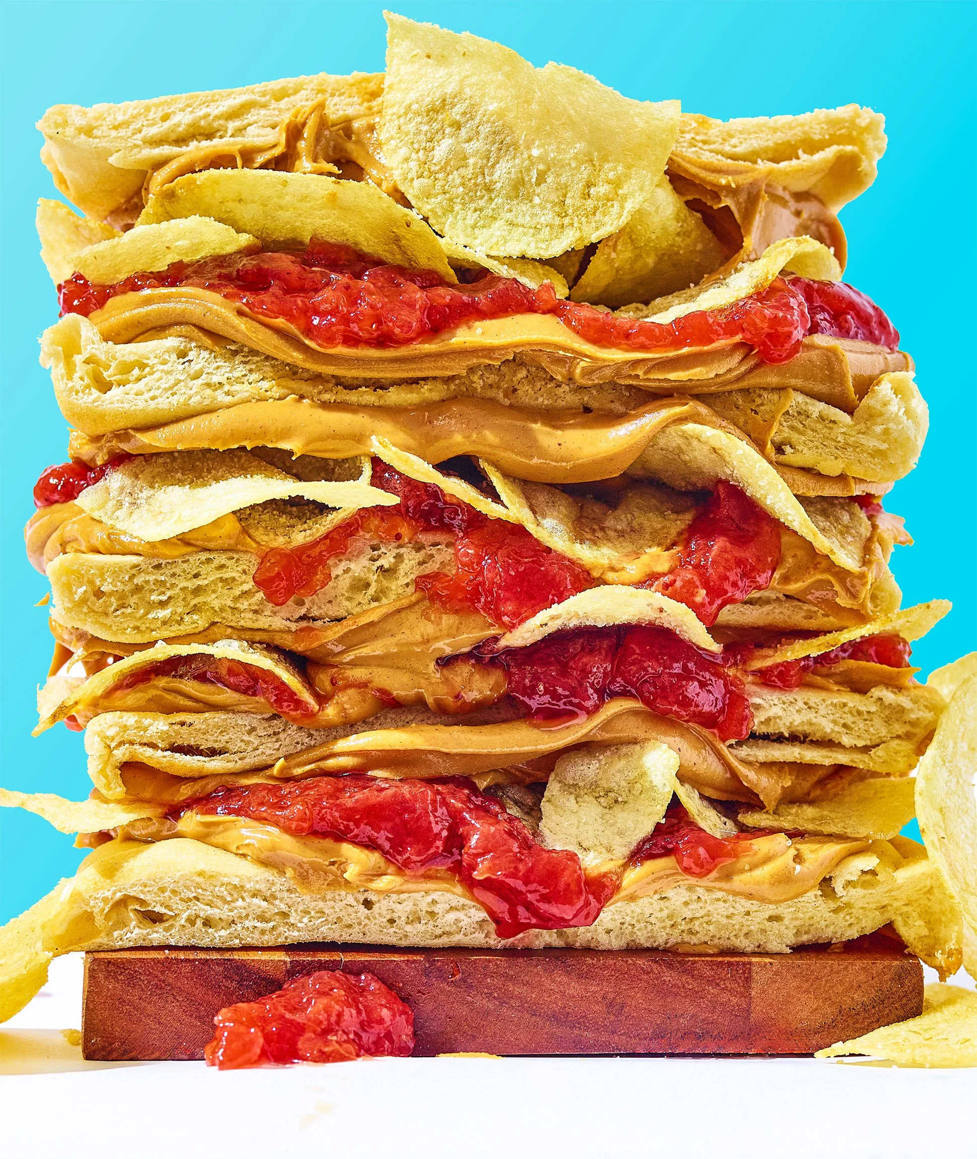 PBJC sandwich - food photography 