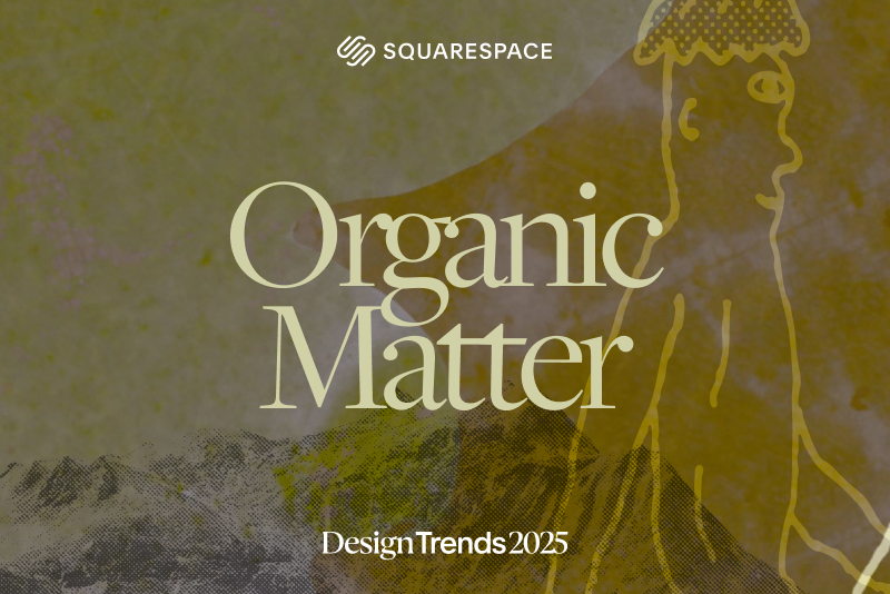 The Organic Matter design trend represented in an image