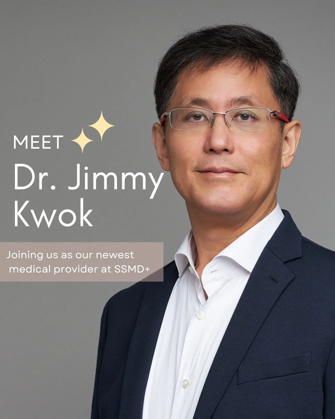 ✨ Meet Our Newest Medical Provider &ndash; Dr. Jimmy Kwok ✨

At Skin Studio MD+, we believe beauty and wellness go hand in hand. That&rsquo;s why we&rsquo;re excited to welcome Dr. Jimmy Kwok &mdash; a physician dedicated to helping you look and feel