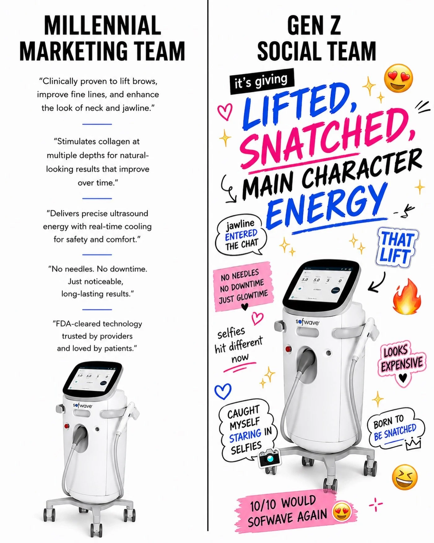 POV: your marketing team and your social media manager are clearly not in the same group chat. 💀