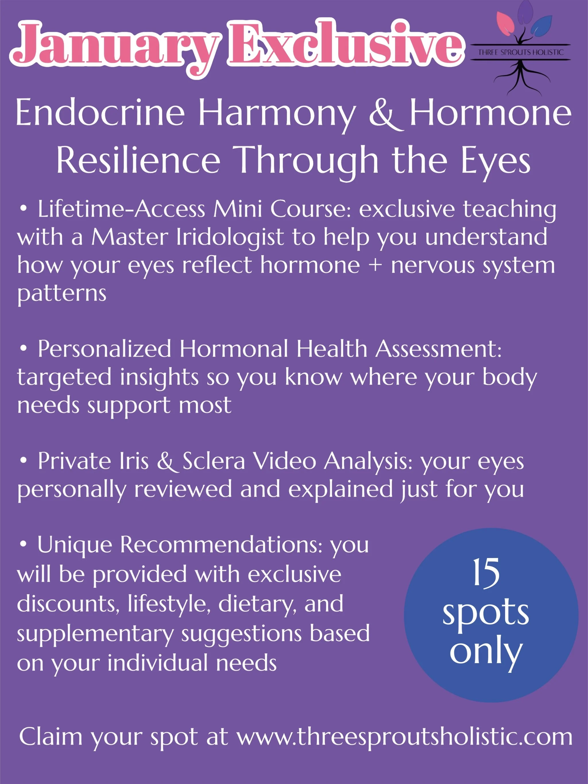 January Hormone Harmony Through the Eyes