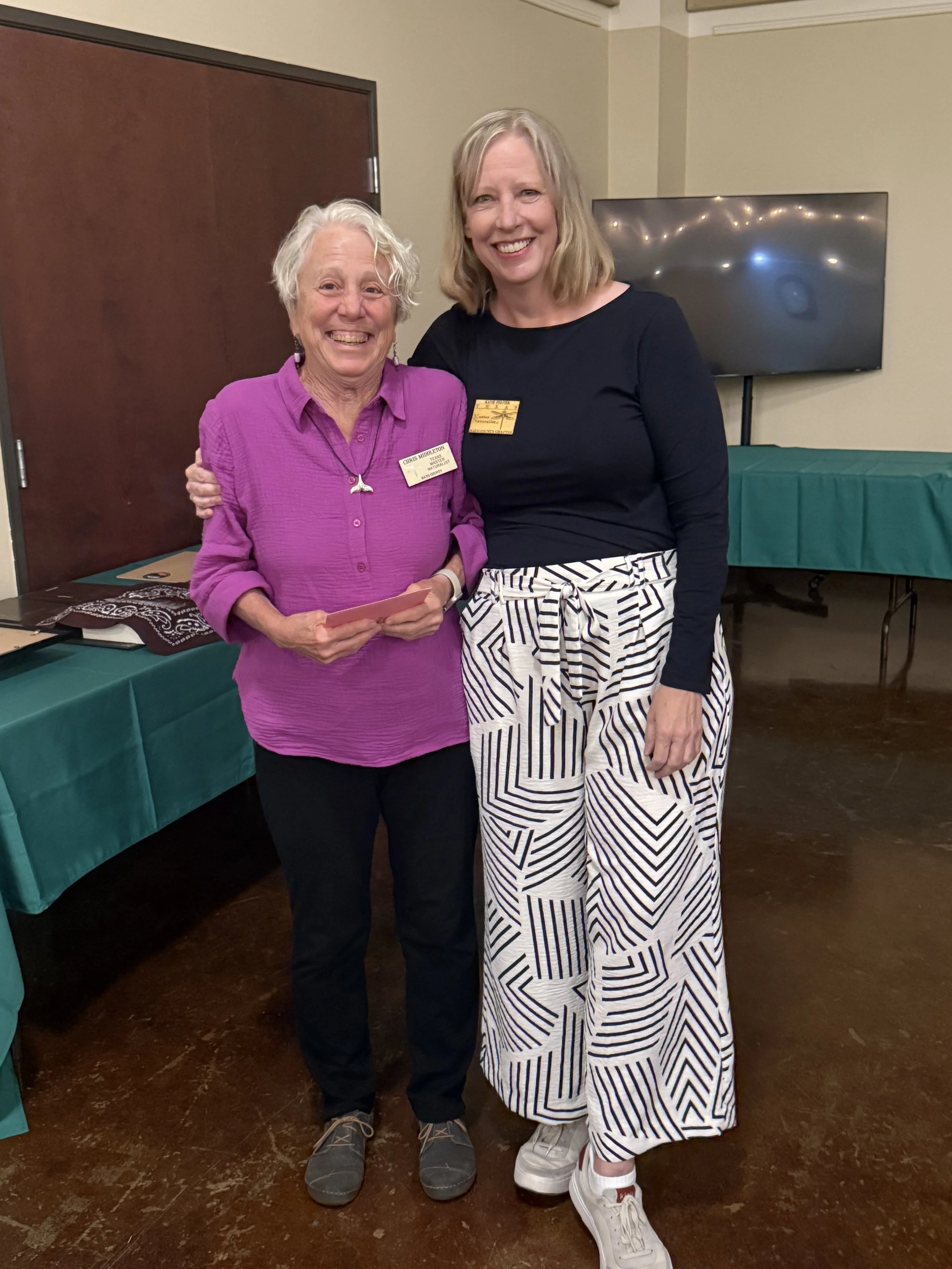 Christine Middleton with Katie Peltier