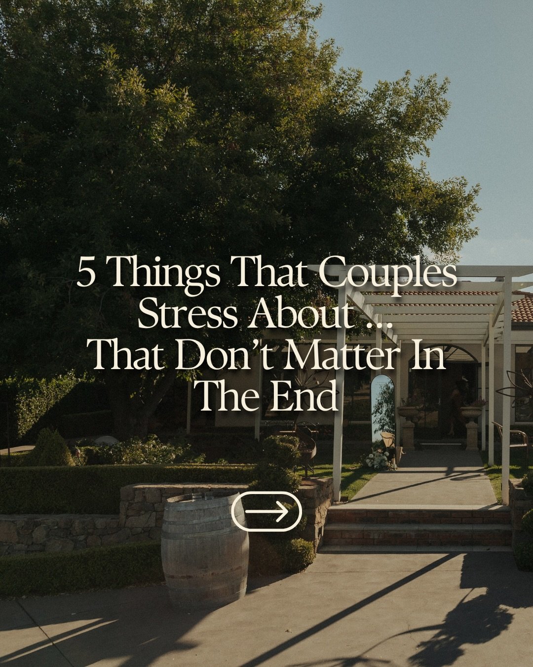 Most couples stress about the wrong things.
