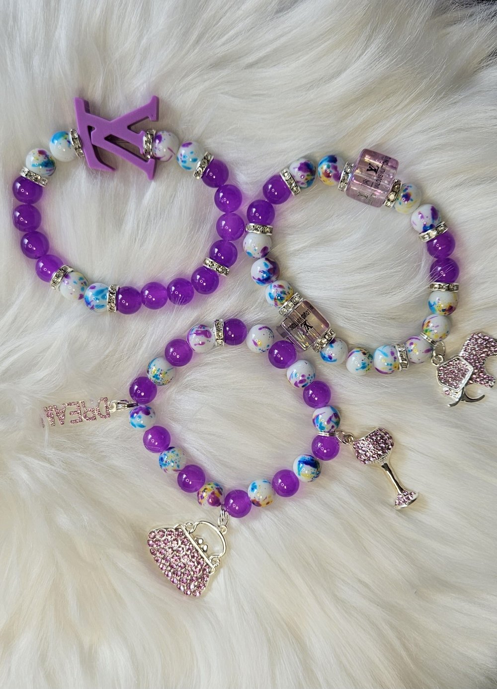 Passionate purple set — Charm Kandy