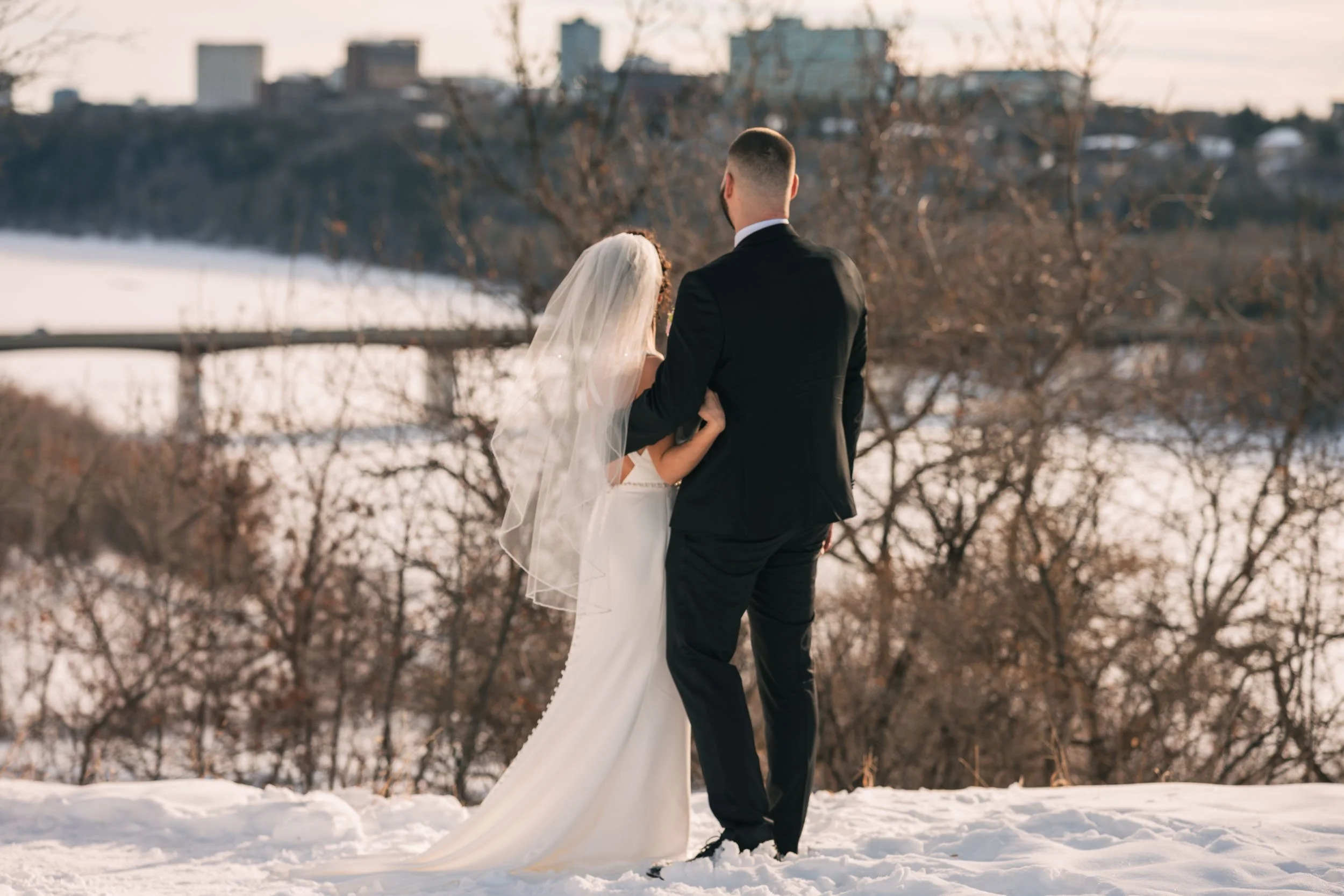 Winter Elopement Edmonton | Alberta Wedding Photographer 