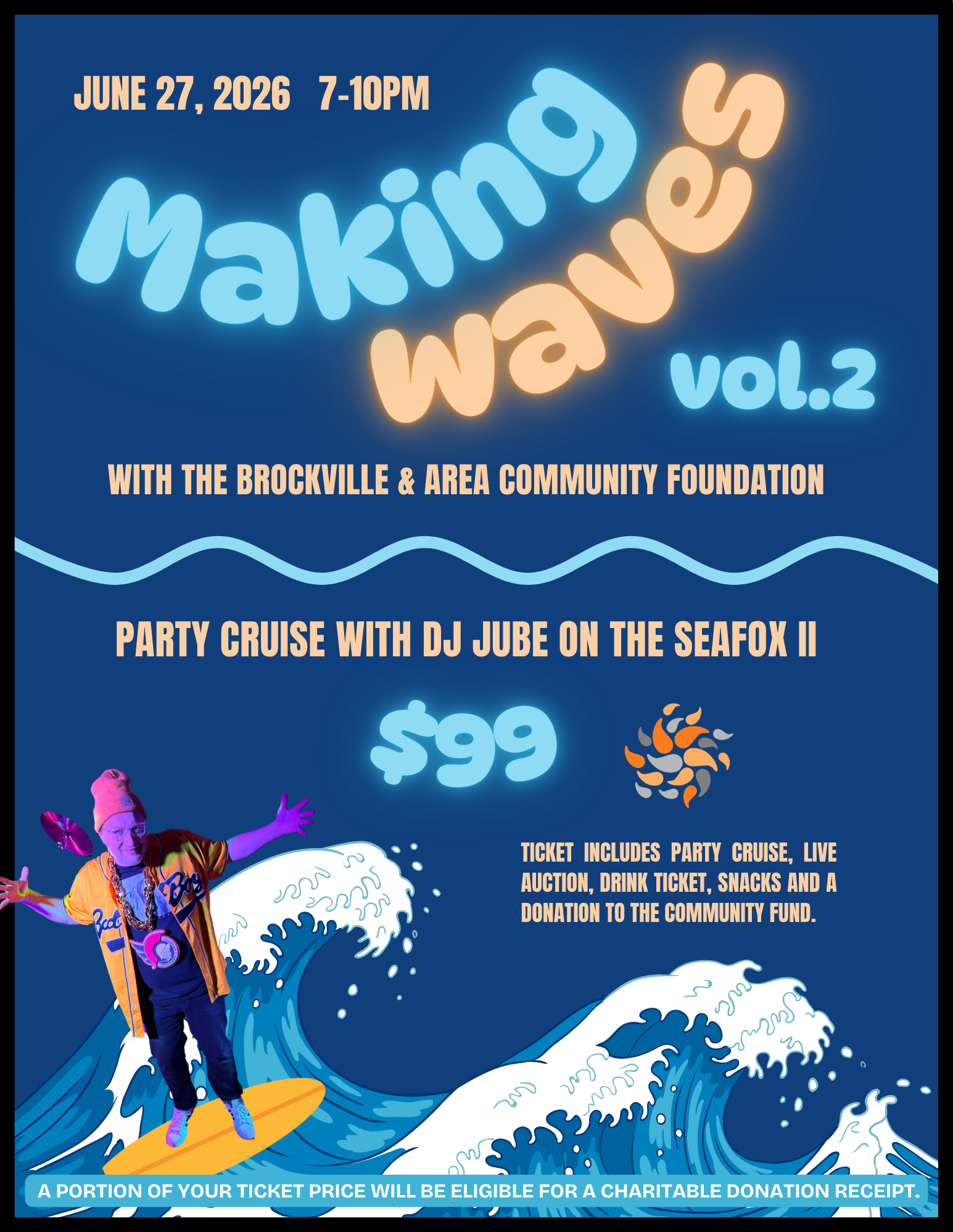 Making Waves with the Brockville and Area Community Foundation!