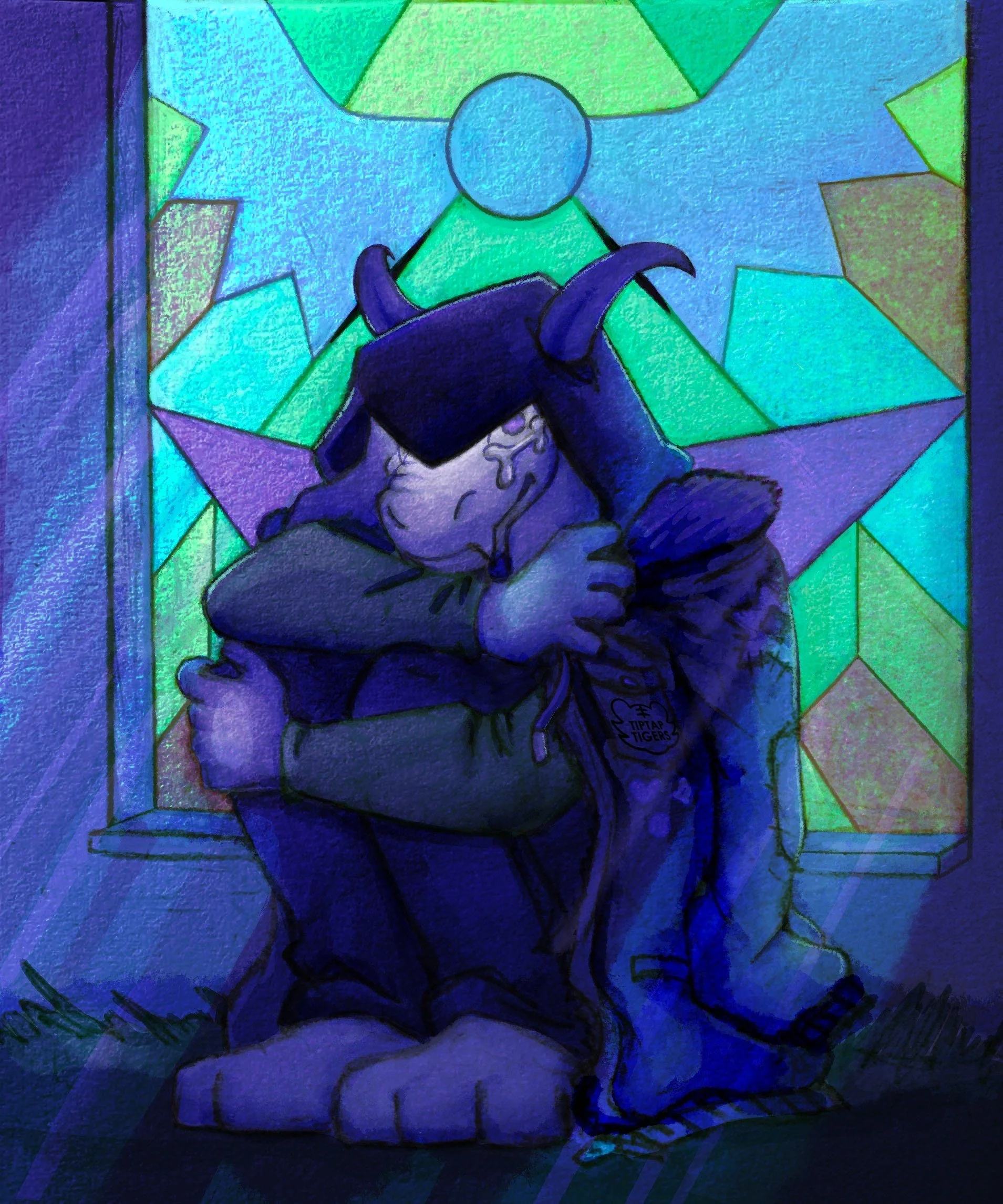 Asriel!Knight - Pencil, Procreate - 2026