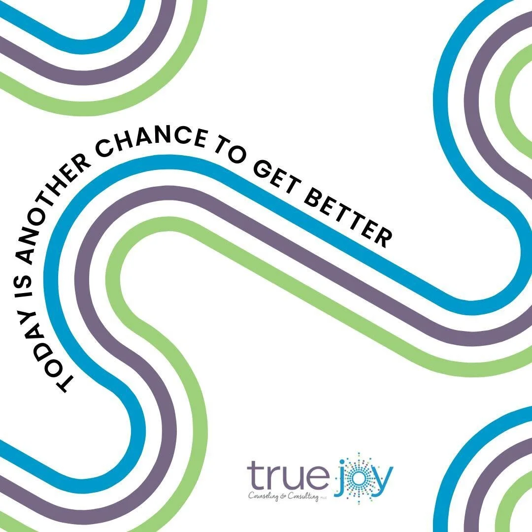 ⁠
Today is another chance to get better.⁠
- Unknown⁠
⁠
🪴 Let us know how we can help⁠
🪁 Make an appointment today⁠
⁠
Call our office (850) 389-8489⁠
Request an appointment www.truejoycounseling.com