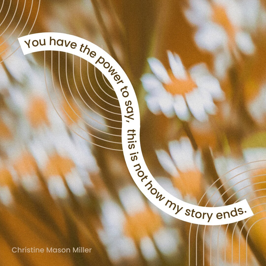 You have the power to say, this is not how my story ends. ⁠
- Christine Mason Miller⁠
⁠
🪴 Let us know how we can help⁠
🪁 Make an appointment today⁠
⁠
Call our office (850) 389-8489⁠
Request an appointment www.truejoycounseling.com