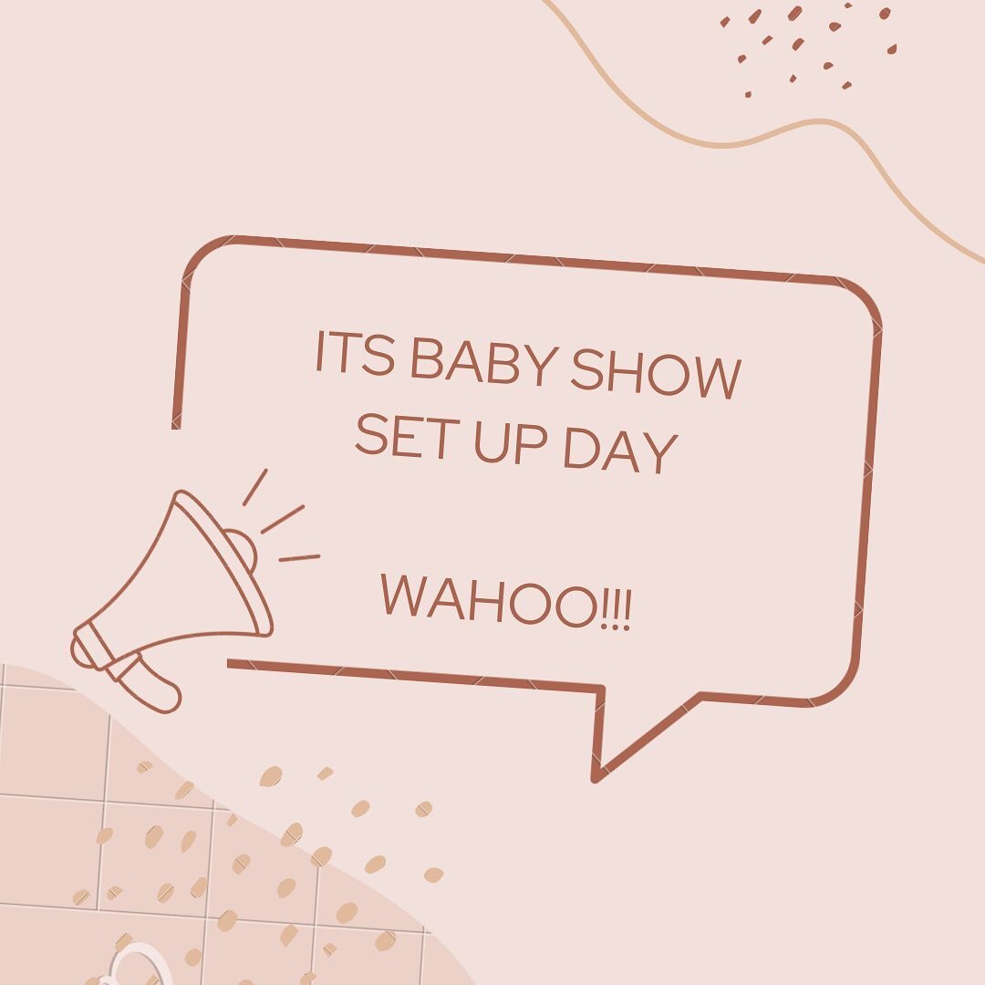 @babyshownz 

It&rsquo;s set up day. 

Amy is running the stand and so excited to meet all the stand holders and all the visitors. 

This is On Bonn&rsquo;s first baby show and we are pumped! 

#seeyouthere #auckland #aucklandmumsandkids #aucklandmum