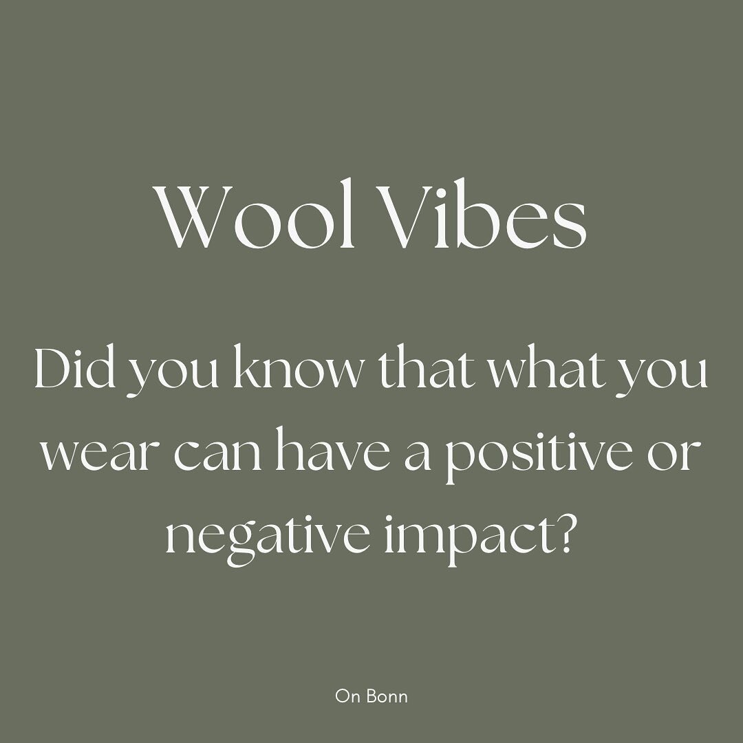 Good vibes! 

Do you know that merino wool is good for your vibe?

Merino wool has the highest vibrational frequency of all fabric and can improve your health, immune system and wellbeing. 

Natural fabric is better for you every day of week. 

Synth