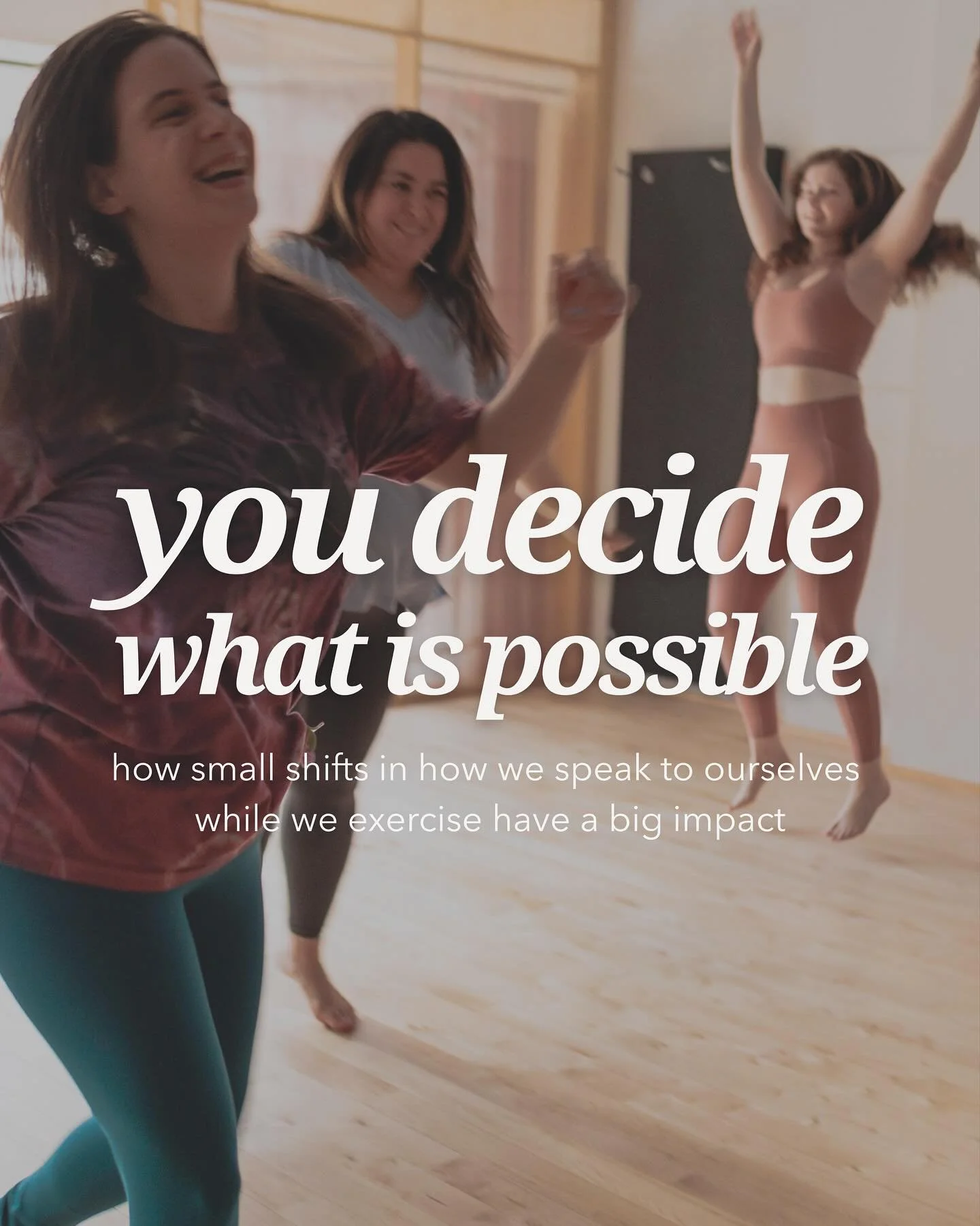 &hellip;an excerpt from our biweekly FREE newsletter written by our founder @emdeers that resonated with a lot of you. we can choose to spiral and spend the class digging ourselves out of the &ldquo;I can&rsquo;t do it&rdquo; hole, or we can start to