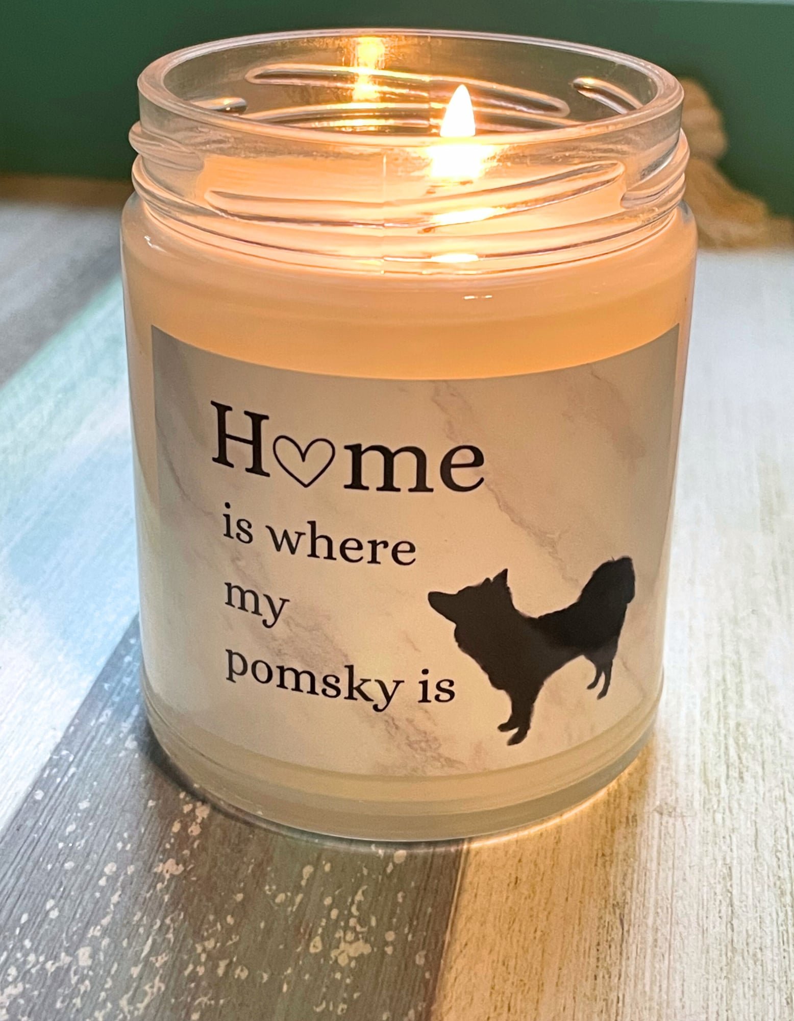 Pomsky Home Candle, 9 oz.