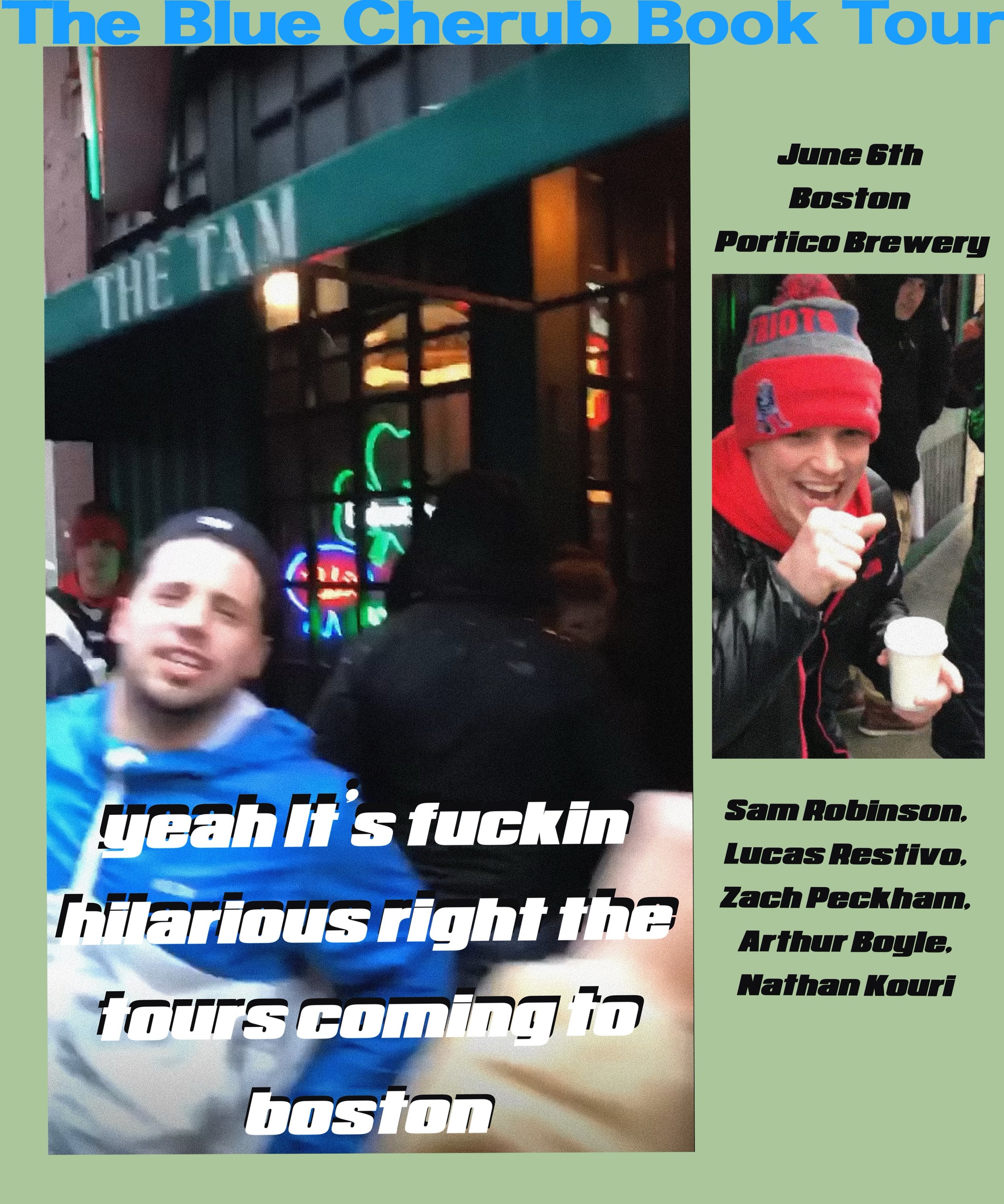 BLUE CHERUB BOOK TOUR Boston
