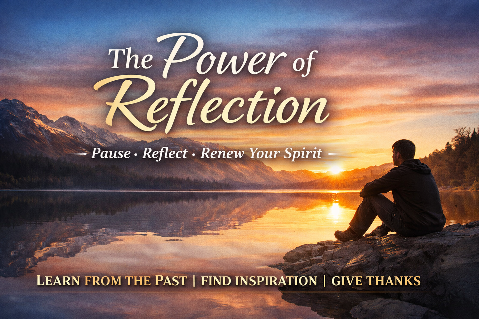 The Power of Reflection: Why Taking Time to Be Still at the End of the Year Matters