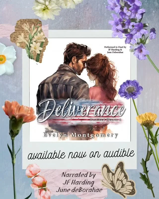 Happy release day! Deliverance by @evelynm.author narrated by @j.f.harding and me!
Blurb:
One word.
FEAR.
FEAR I wonʼt make it home.
FEAR I’ll never be man enough in anyone’s eyes.
Including my own.
And worst of all, FEAR that Iʼll neve